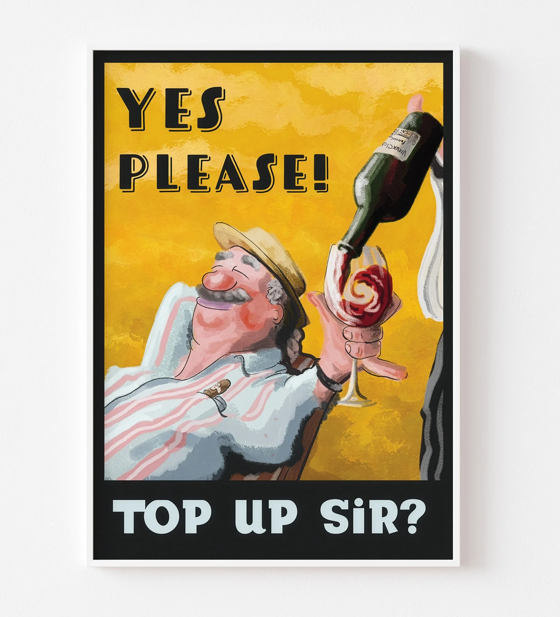 A4 Signed Print | Top Up Sir?