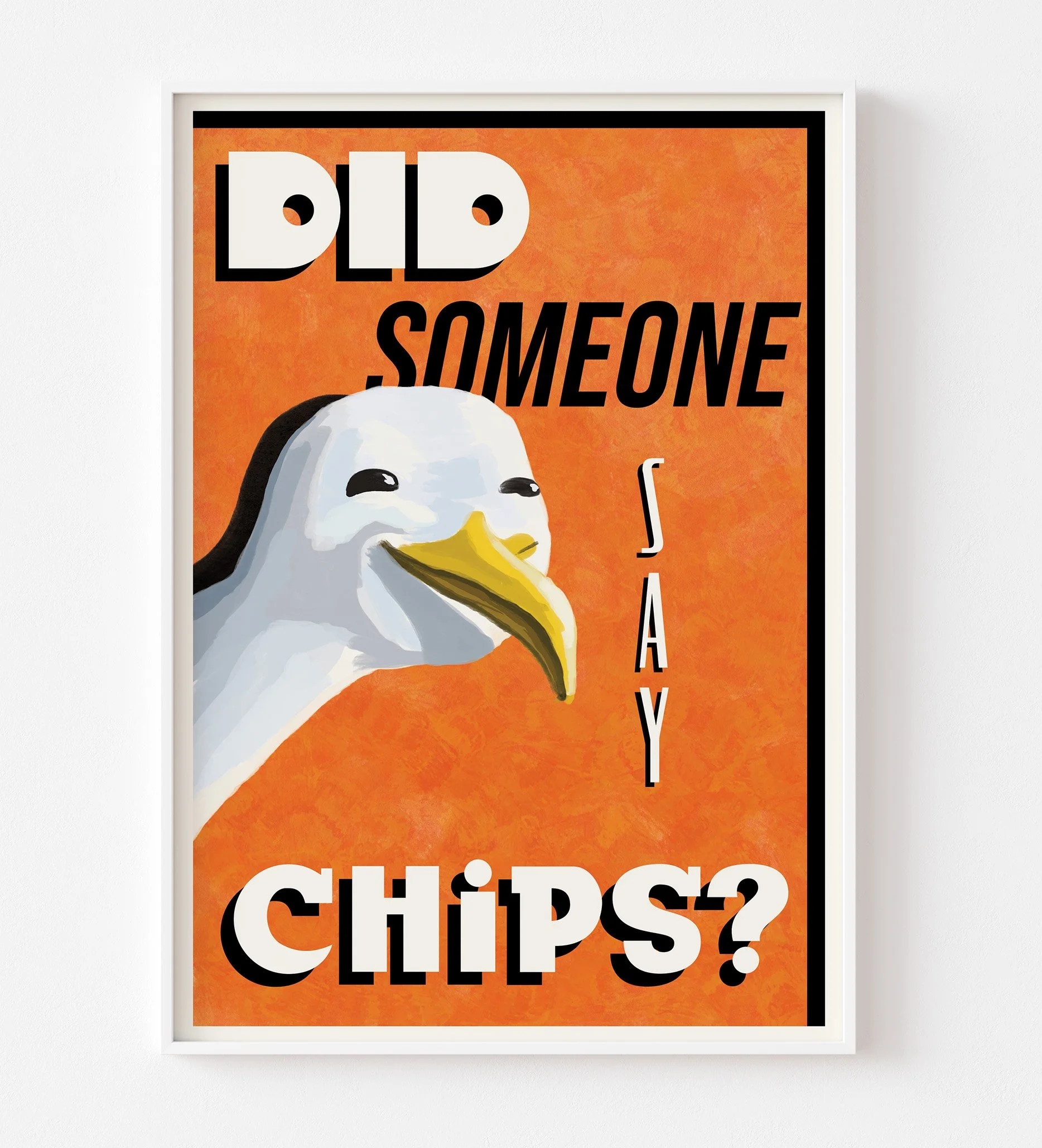 A4 Signed Print | Hungry Gull