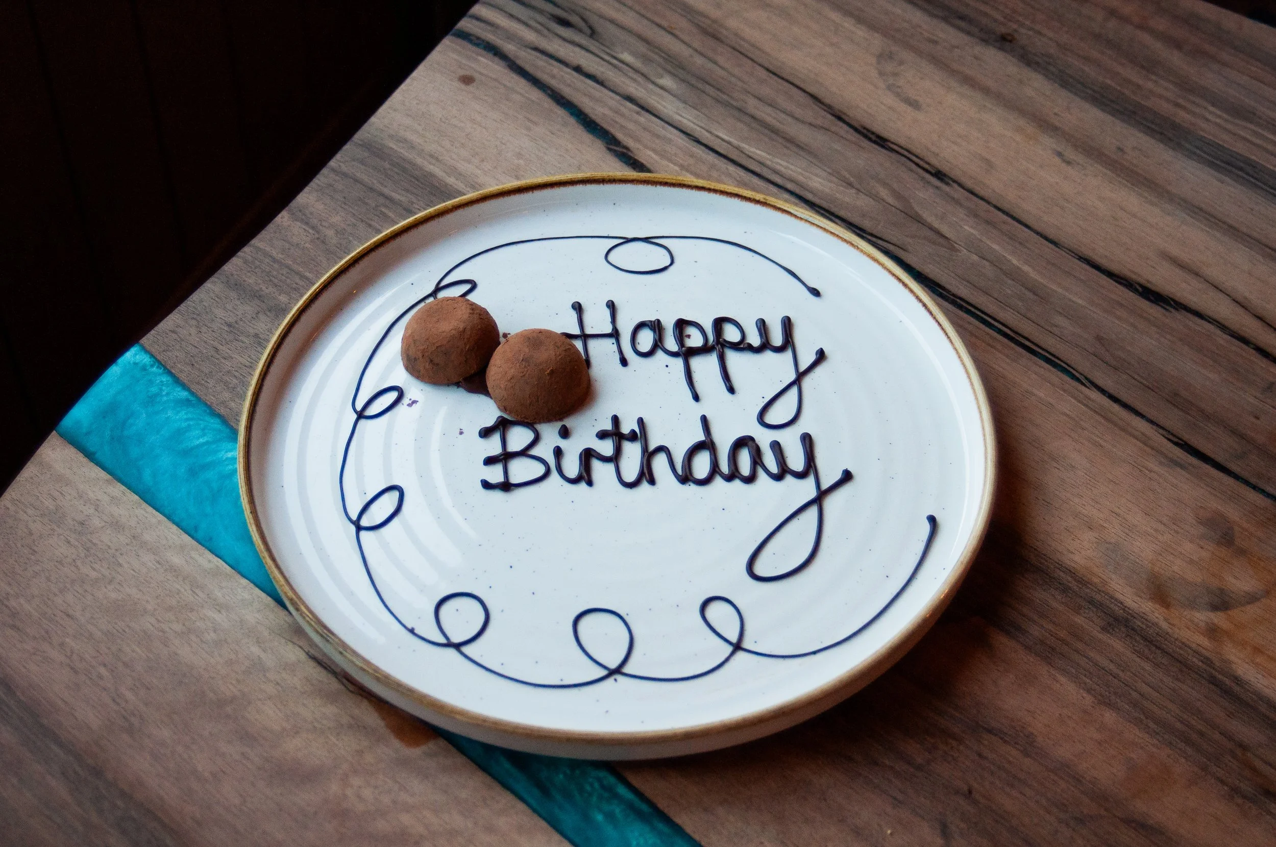 Happy Birthday Celebration Plate