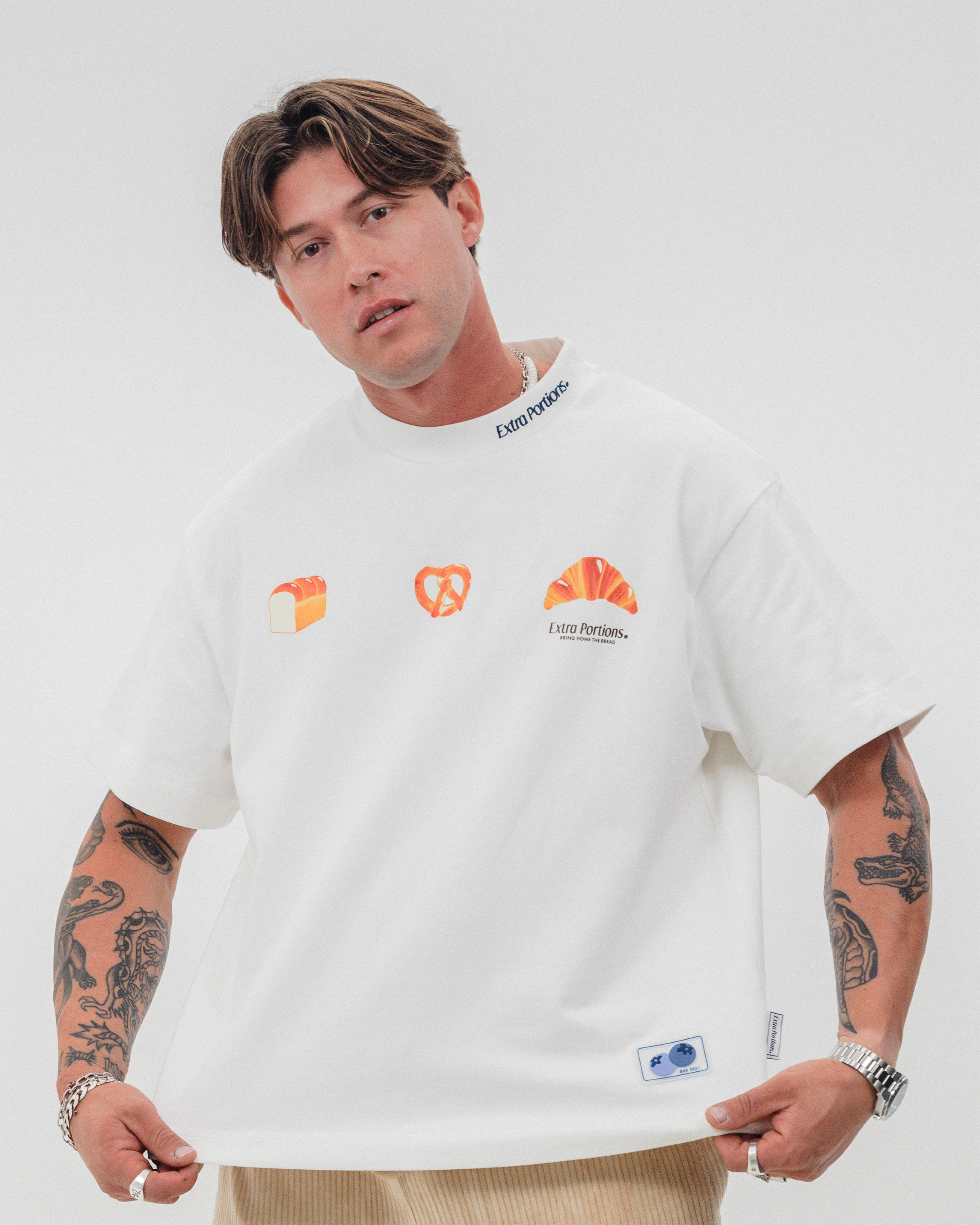 Bring Home The Bread Tee - White