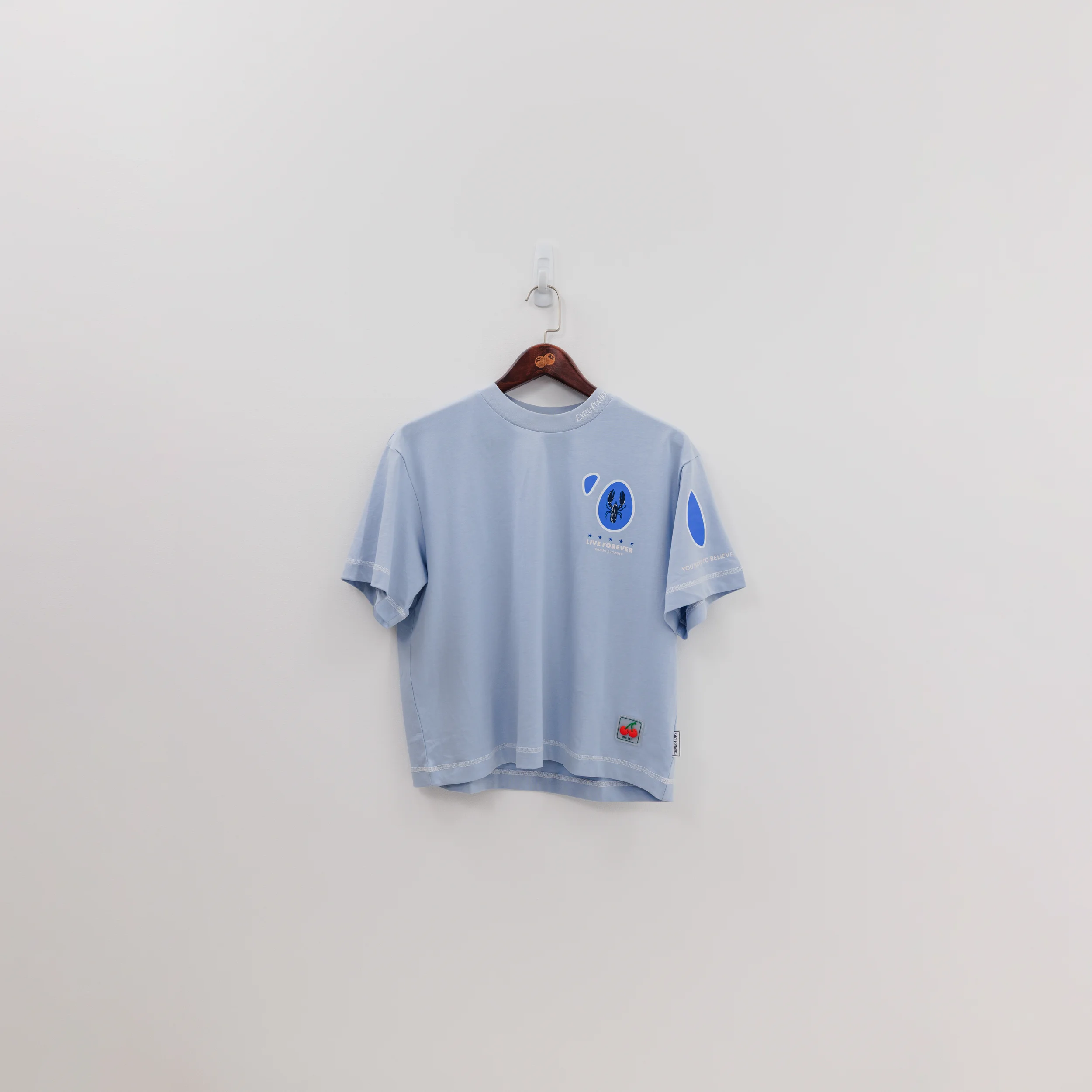 Lobster Tee - Baby Blue