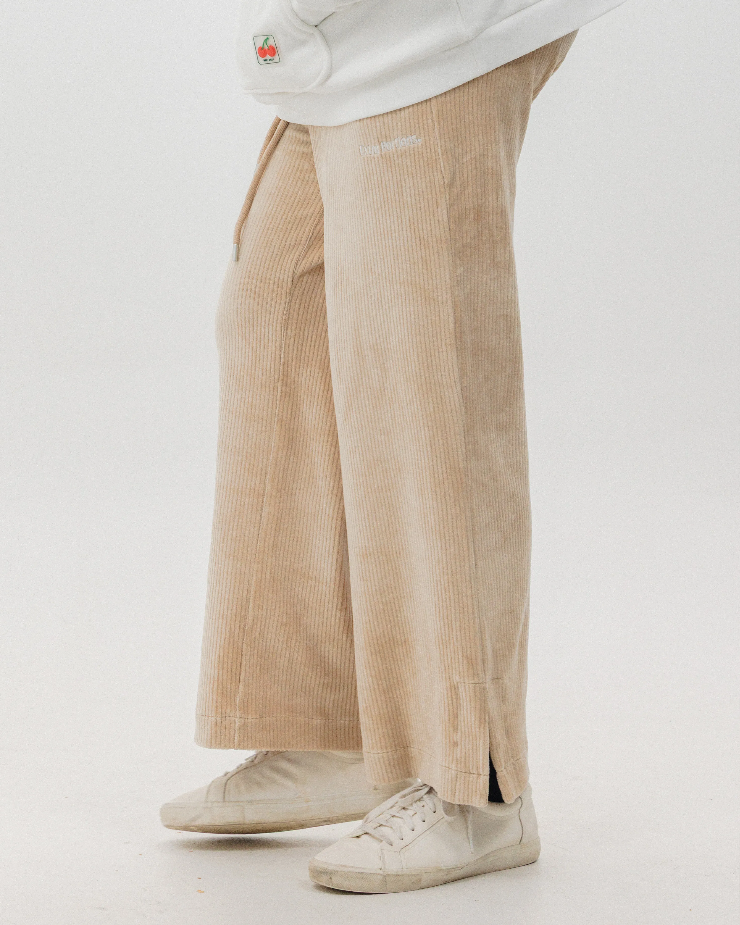 Corduroy Lounge Pants - Beige