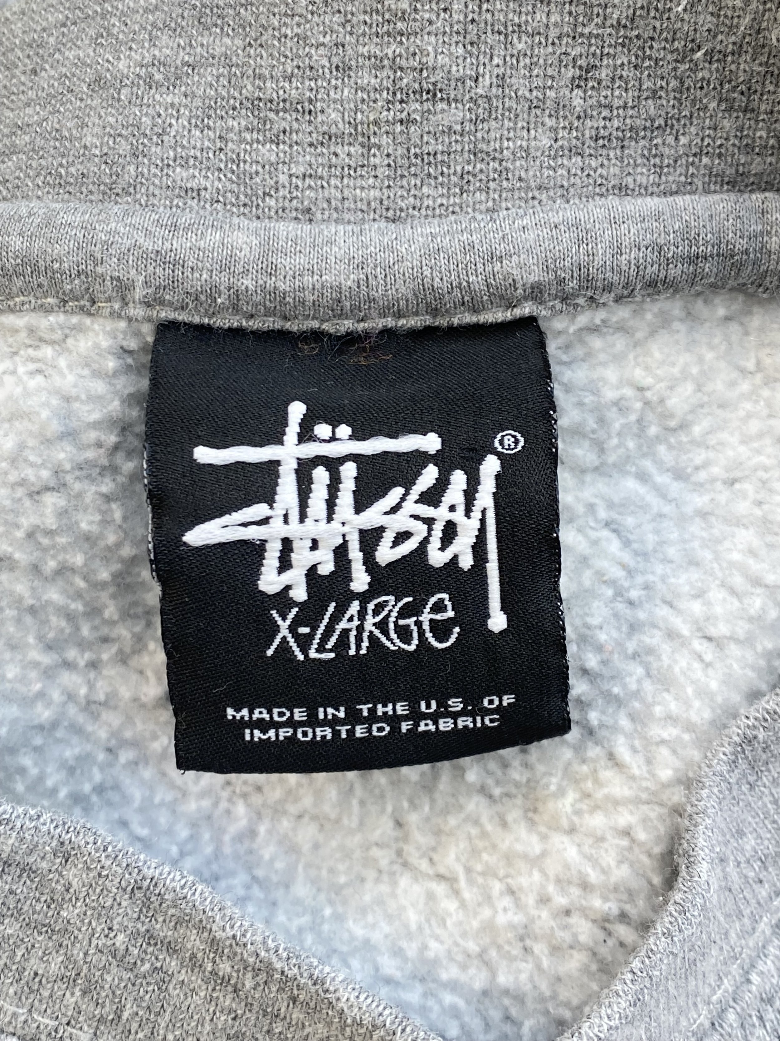 vintage stüssy label