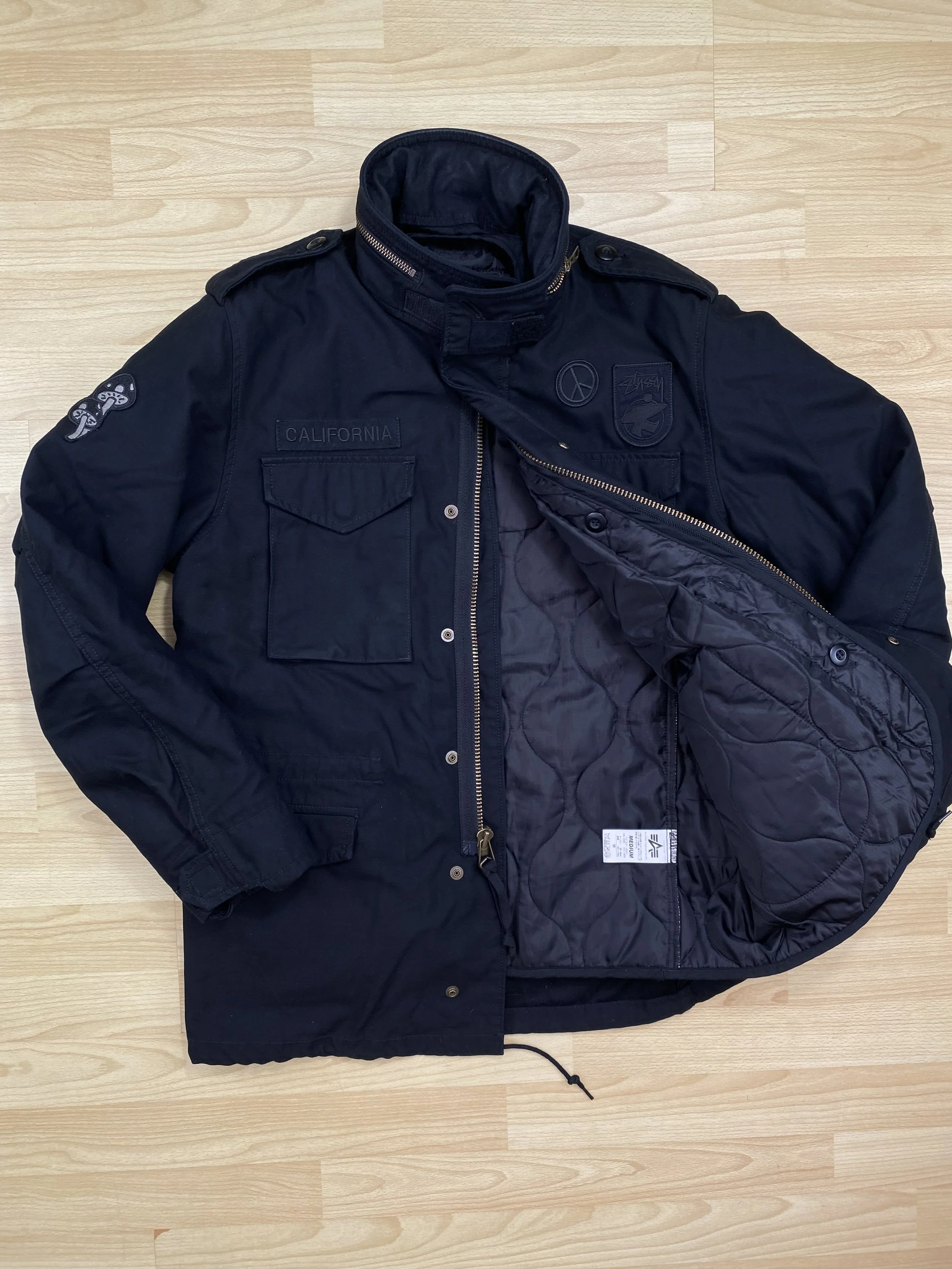 Stüssy Alpha Industries m65 jacket  (3 in 1)