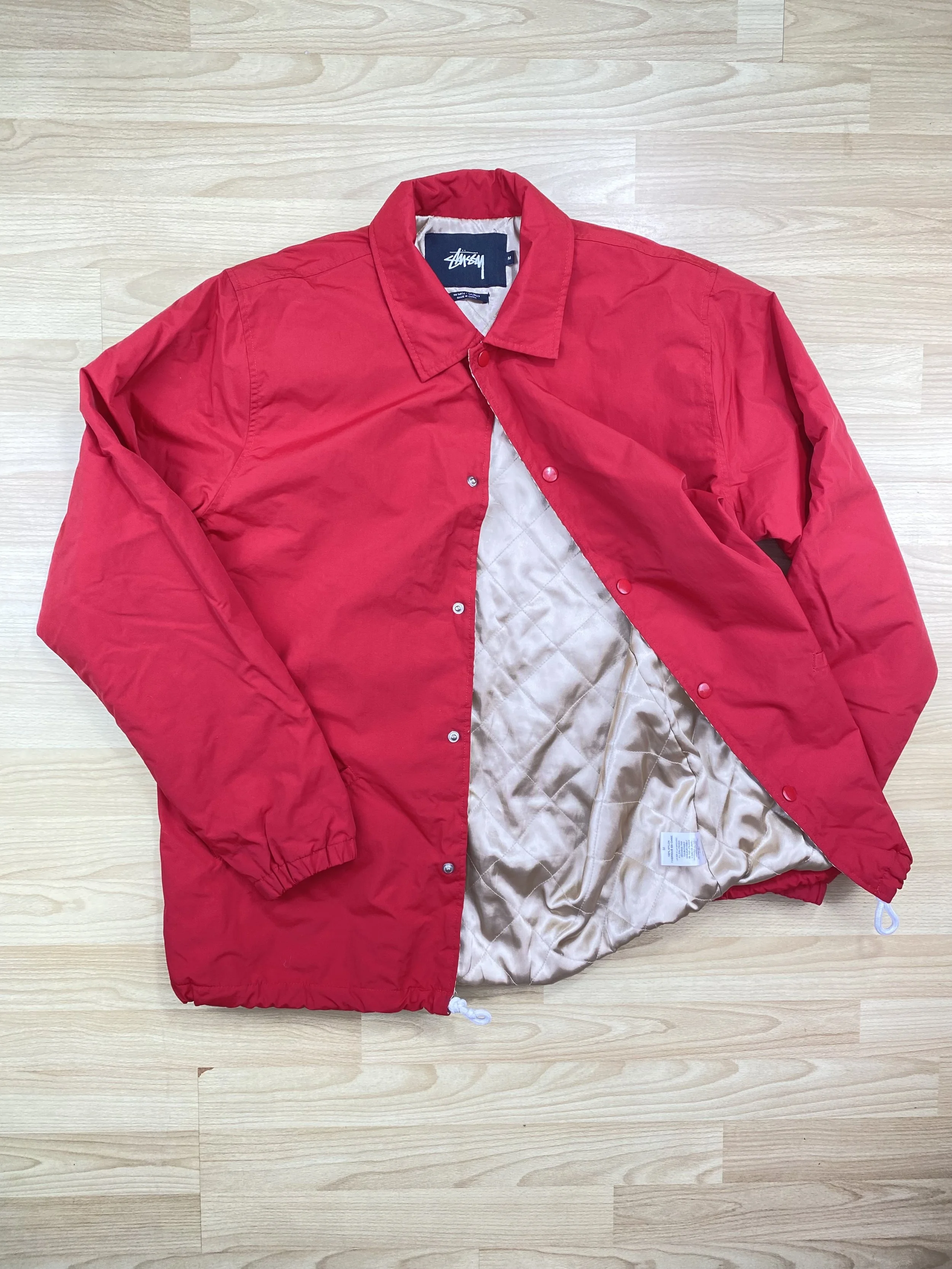 Stüssy lined coach jacket