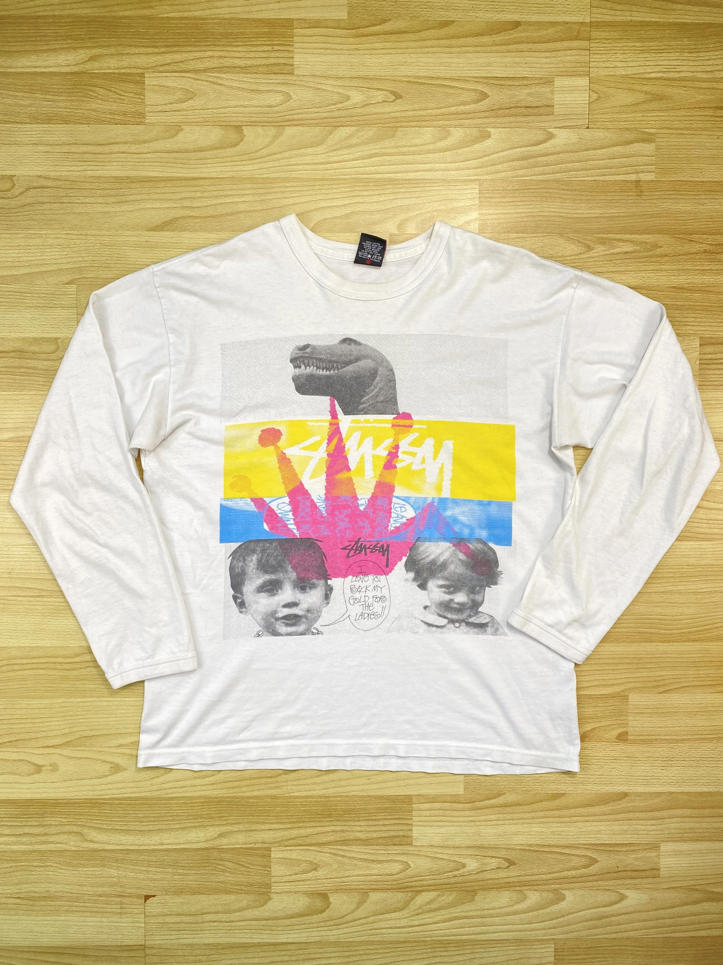 Stüssy 'Rock my gold' long sleeve t-shirt