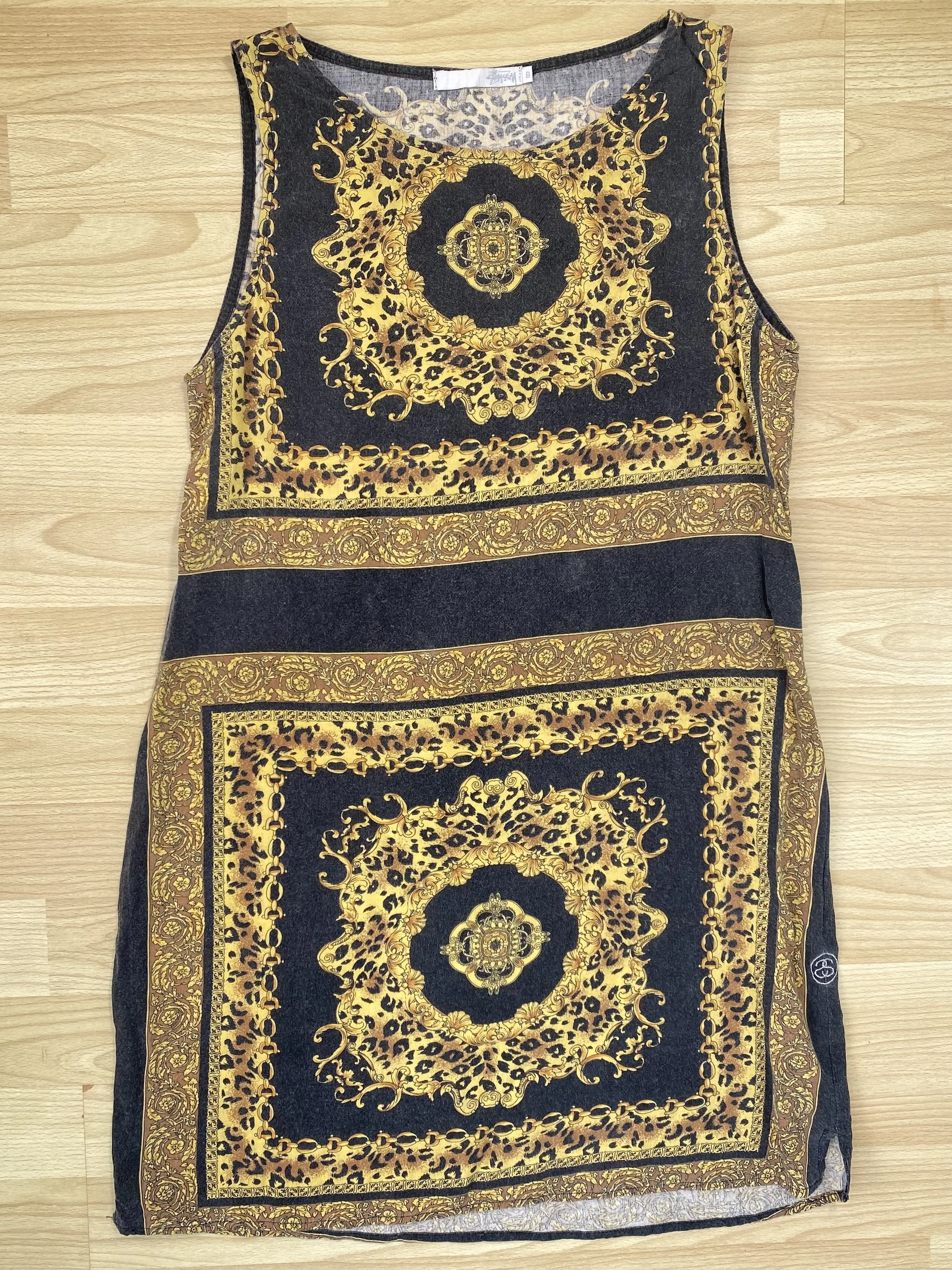 Stüssy Versace inspired shift dress