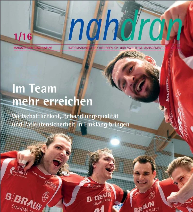 Artikel zu Entlassmanagement im Kundenmagazin "Nah dran"