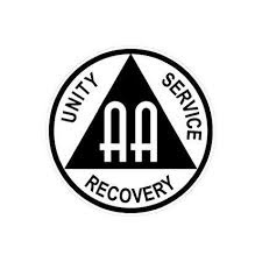 Logo with a black triangle, the words 'Unit Service Recovery' surrounding it, and a white number '00' in the center