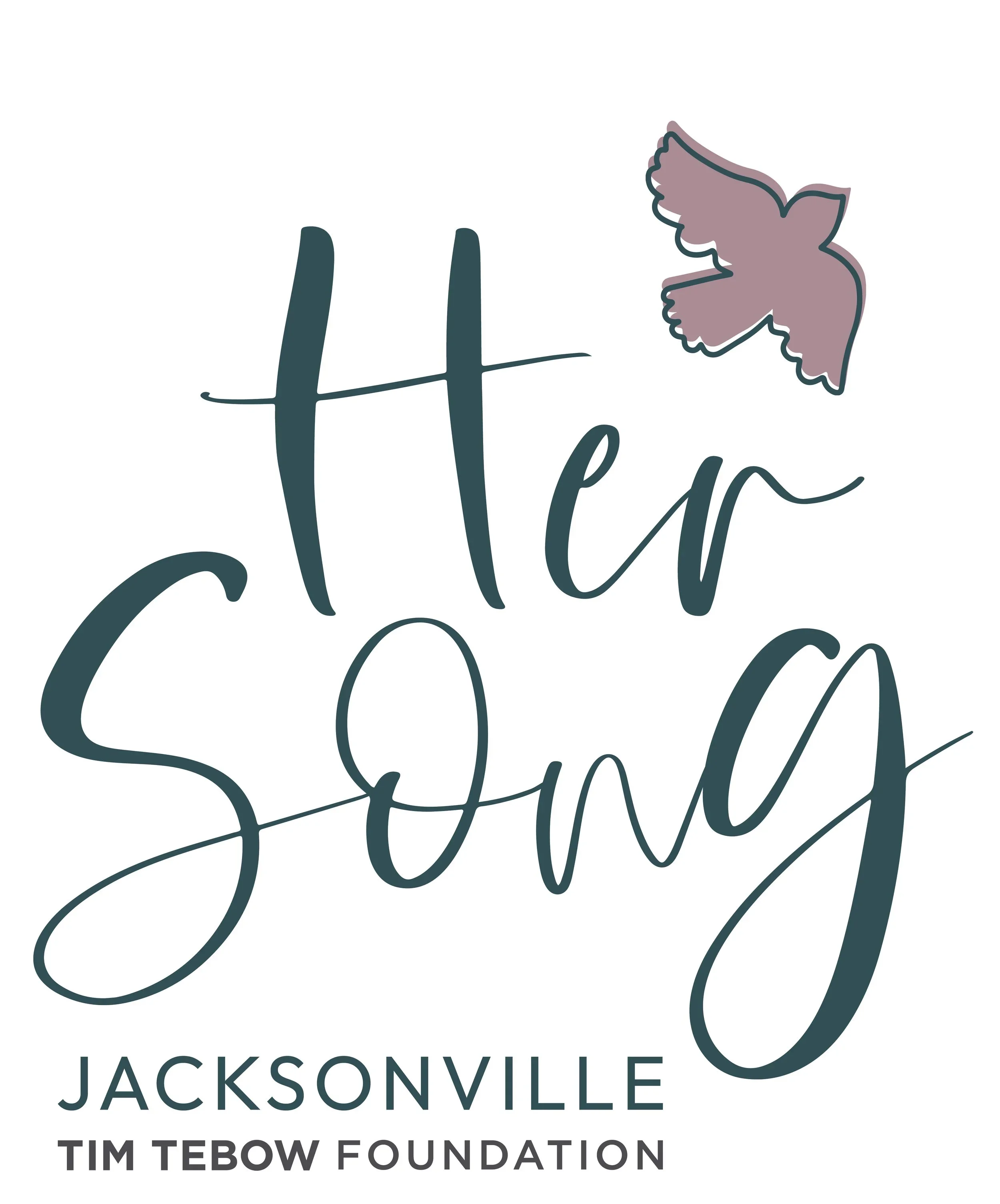 Stylized text reading "The Gator Jackpot" with a logo of a pink alligator with wings, and below that "Jacksonville Tim Tebow Foundation" in uppercase letters.