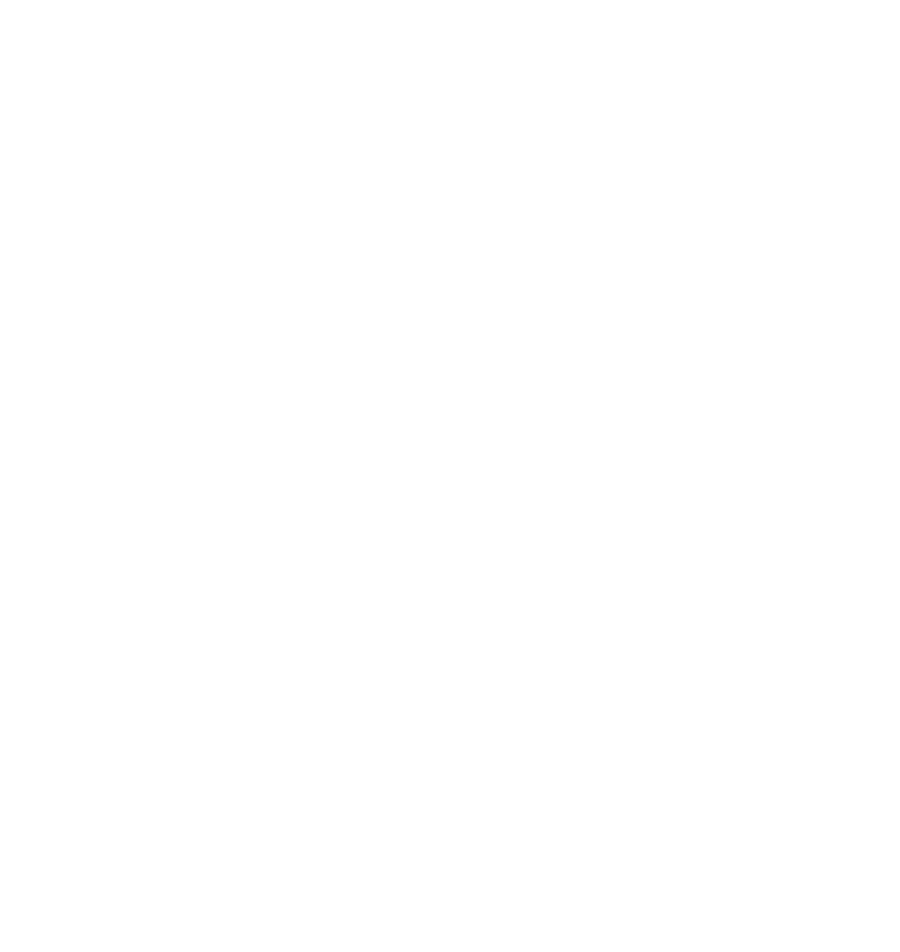 Line drawing of a flower with five petals on a black background.