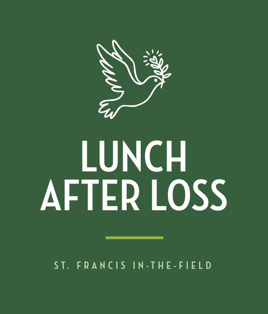Church logo for lunch after loss.