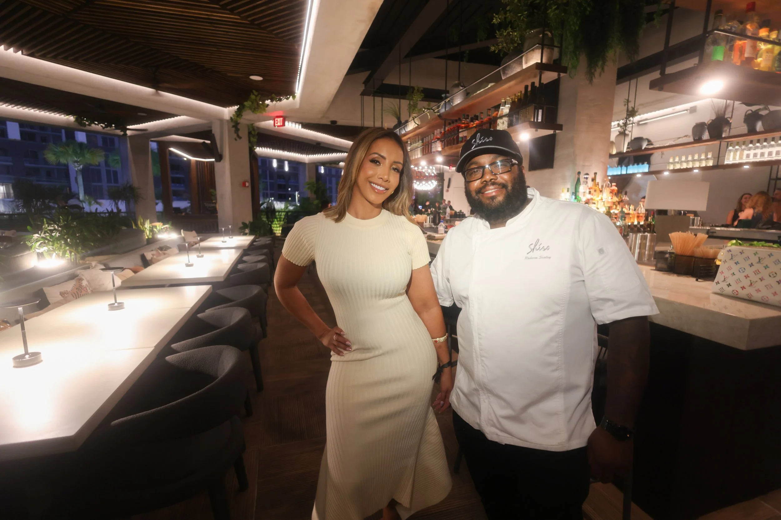 Chef Raheem Sealy and Rebecca