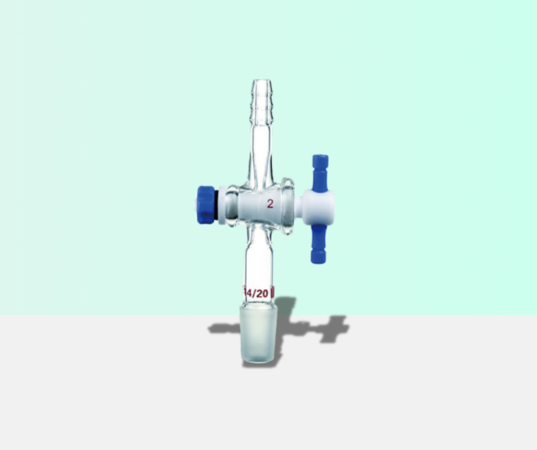 Adaptor - Vacuum, PTFE valve, Stopcock (A701420).png