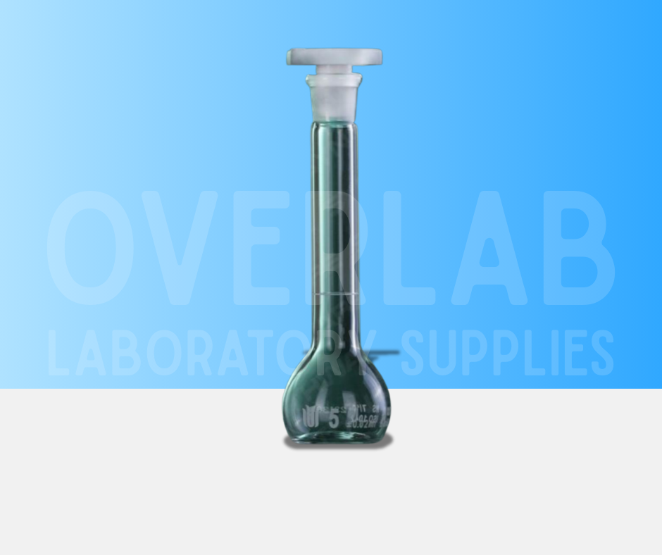 Volumetric Flask, 3.3 Borosilicate Glass, Class A, Without Certification, Plastic Stopper