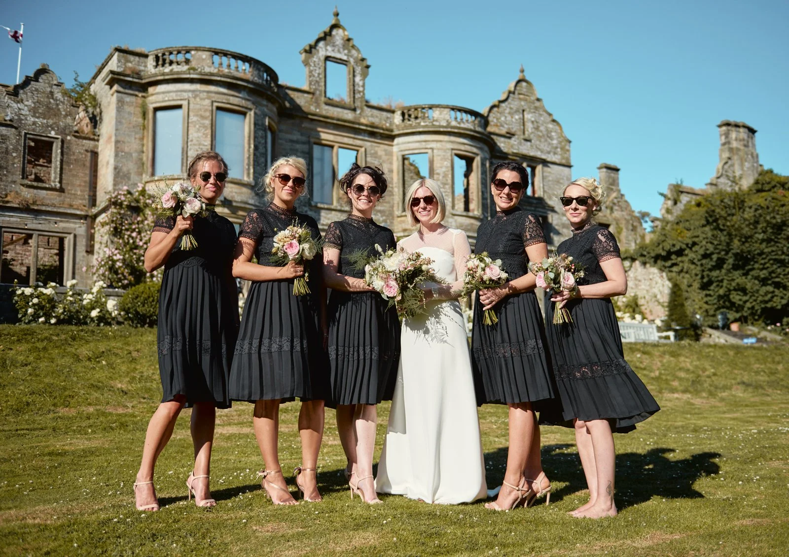 kirklinton hall cumbria uk wedding photographer bridesmaids group photography 408.JPG