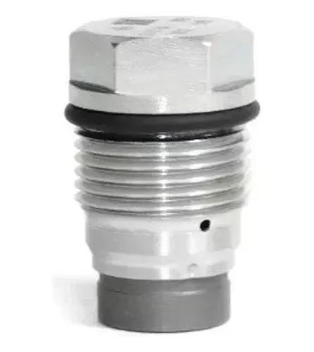 Válvula de pequeno porte com rosca metálica e orifício