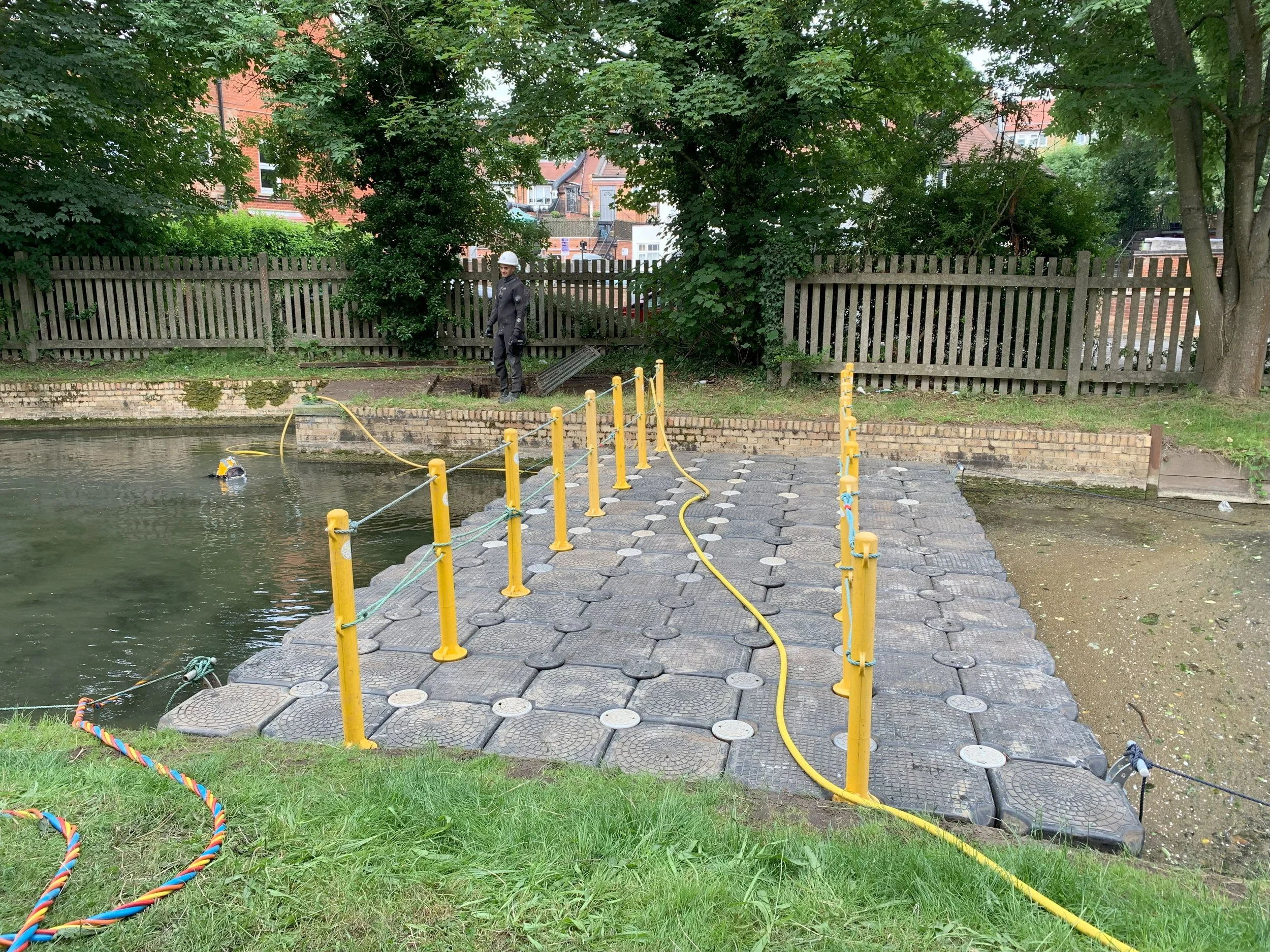 We offer pontoon installation for remote access 