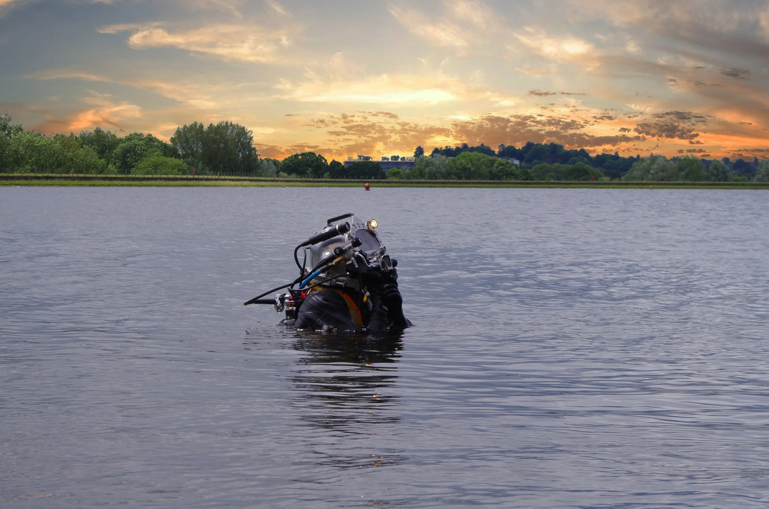 Surveying above and below water 