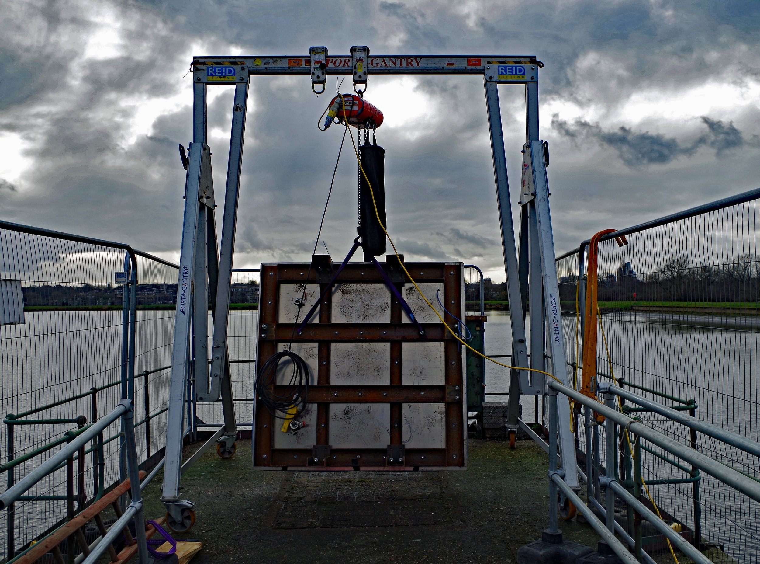 Secondary isolating plate ready to be installed 