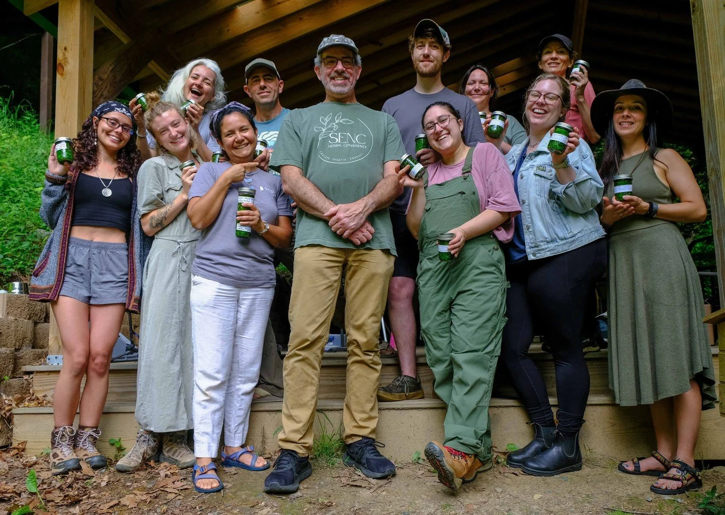 We had our final day of the Wild Medicine Internship, where each student got to harvest plants and make two jars of medicine-which they&rsquo;re proudly showing off in these photos!⠀
⠀
If you missed our spring wild medicine internship, no worries! We