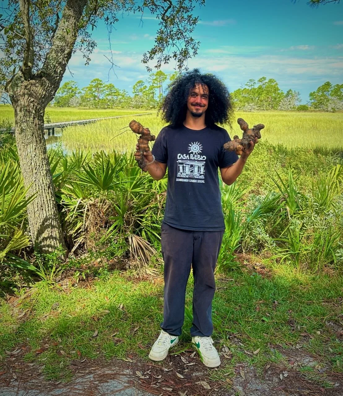 Herbalist, teacher, and owner of Yucayeke Farms Brandon Ruiz