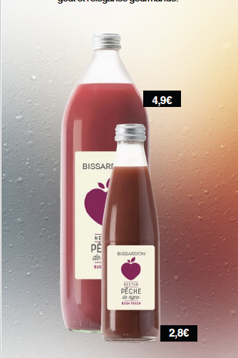 Nectar Pêche de Vigne BISSARDON