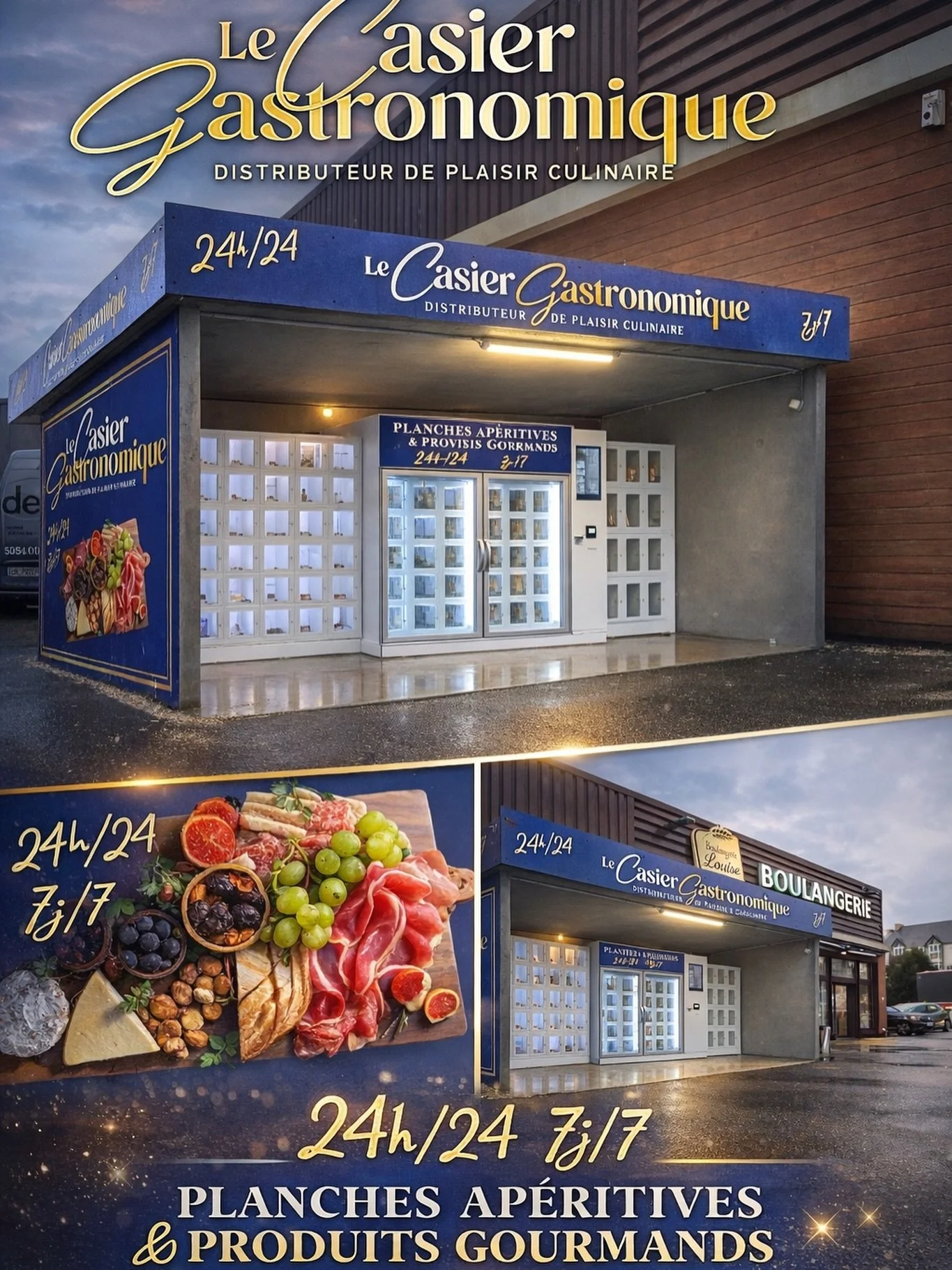 💙✨ NOTRE SIGNATURE VISUELLE EST L&Agrave; ✨💙

Voici l&rsquo;habillage officiel de nos casiers.
Celui qui va accompagner tous les futurs emplacements &agrave; venir&hellip;

Une identit&eacute; forte.
Un bleu profond.
Une promesse simple :
👉 du pla