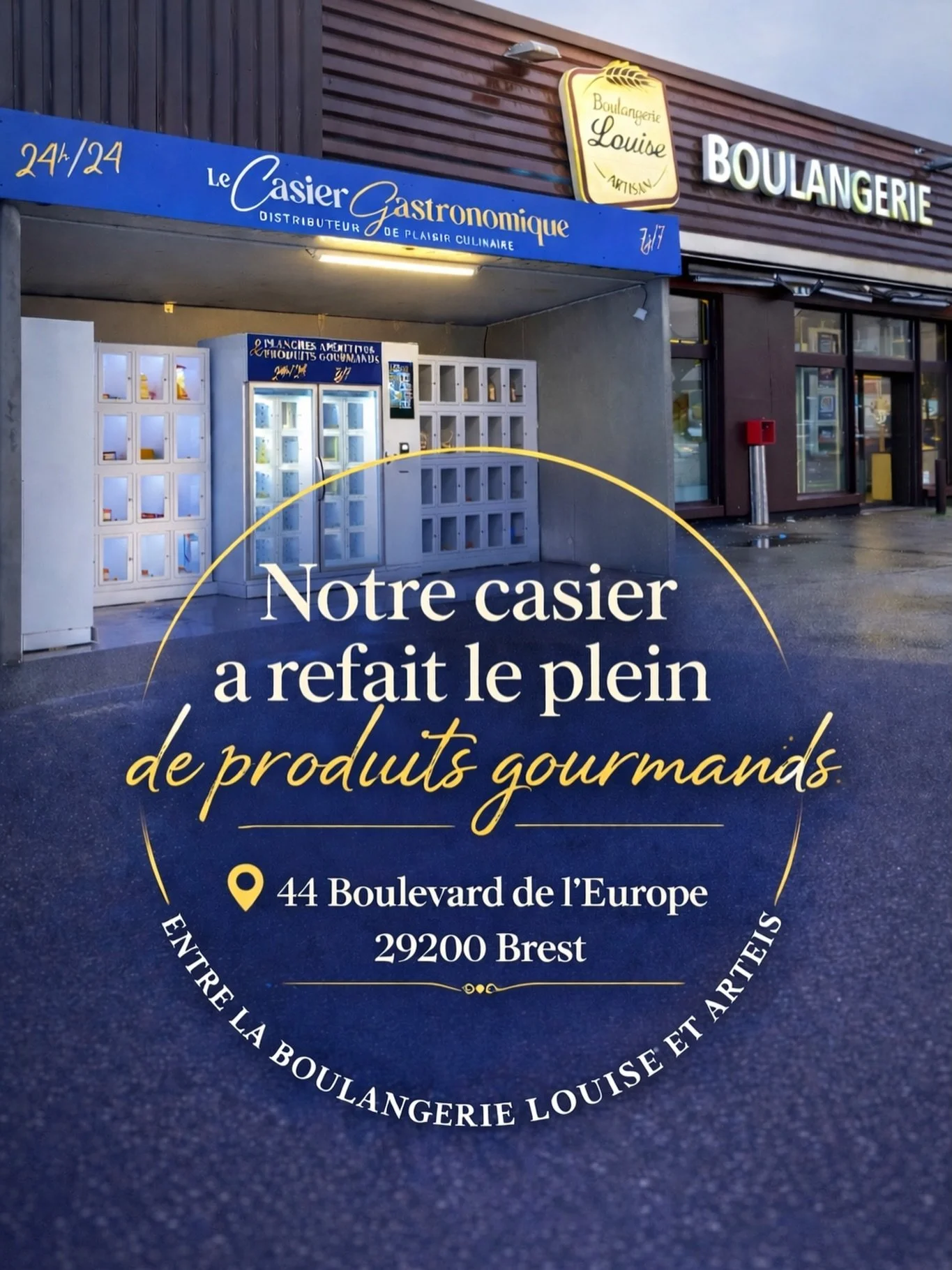 💙 R&Eacute;ASSORT EFFECTU&Eacute; 💙

Notre casier a refait le plein de produits gourmands.

Planches de charcuterie &amp; fromage 🧀🥓
Produits &agrave; la truffe 🍄
Tartinables &amp; douceurs sucr&eacute;es 🍫
S&eacute;lection premium, disponibles