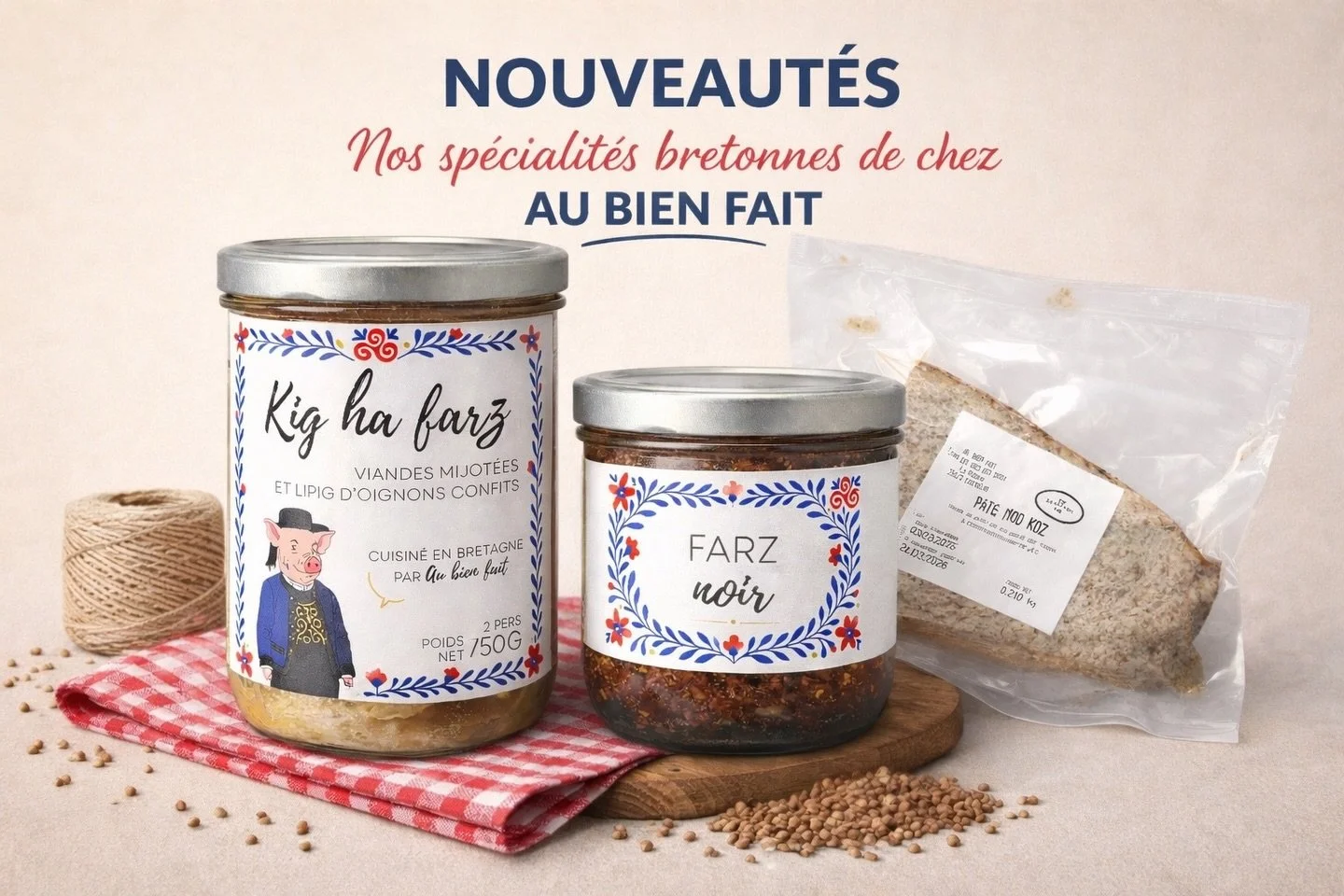 🐄 &Eacute;levage plein air dans le Finist&egrave;re

Les animaux proviennent de petits &eacute;levages locaux et vivent en plein air dans un syst&egrave;me herbager respectueux du rythme naturel 🌿

✔ Races bretonnes rustiques
🌿 Nourris naturelleme