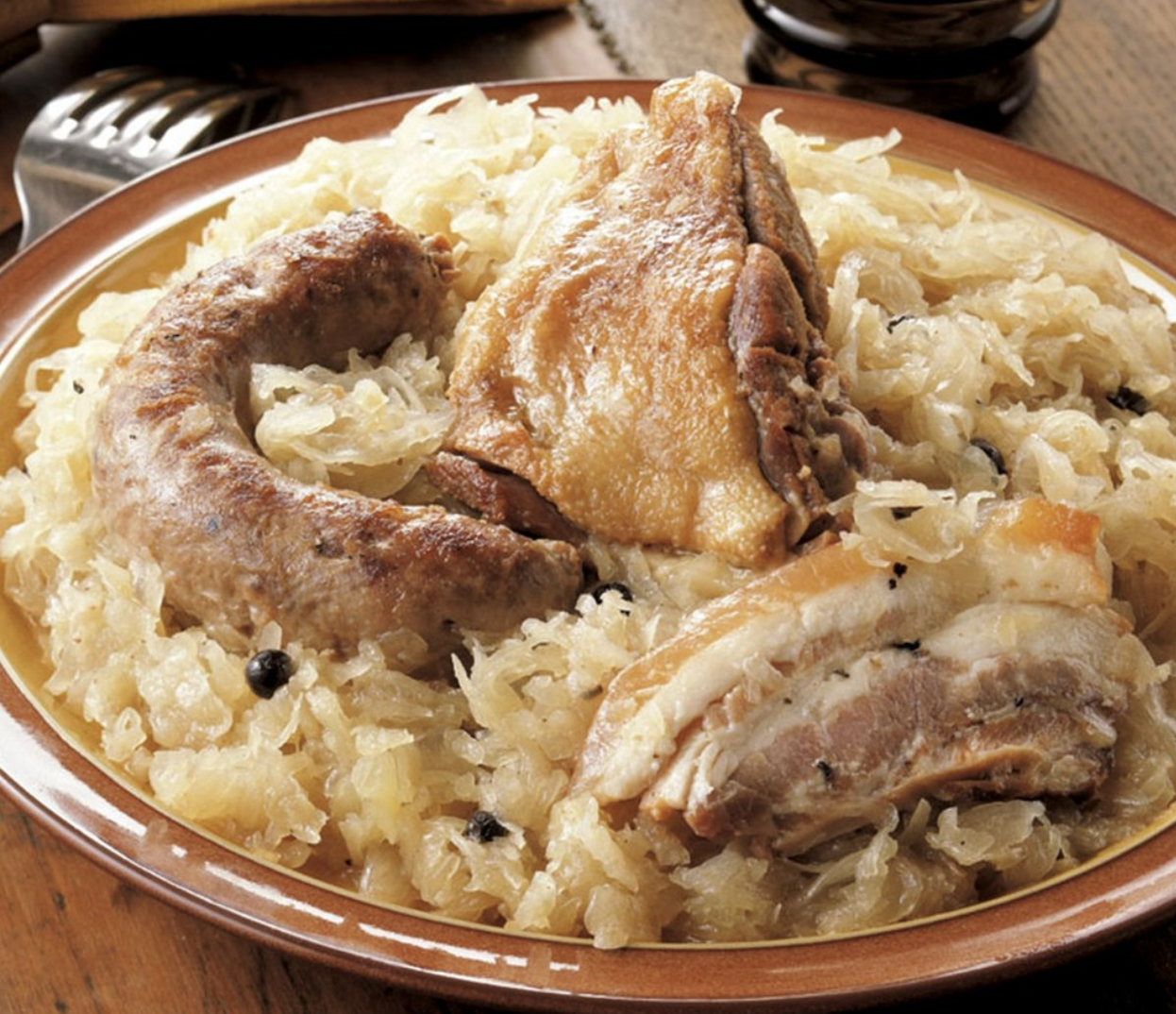 Choucroute Garnie au Confit de Canard