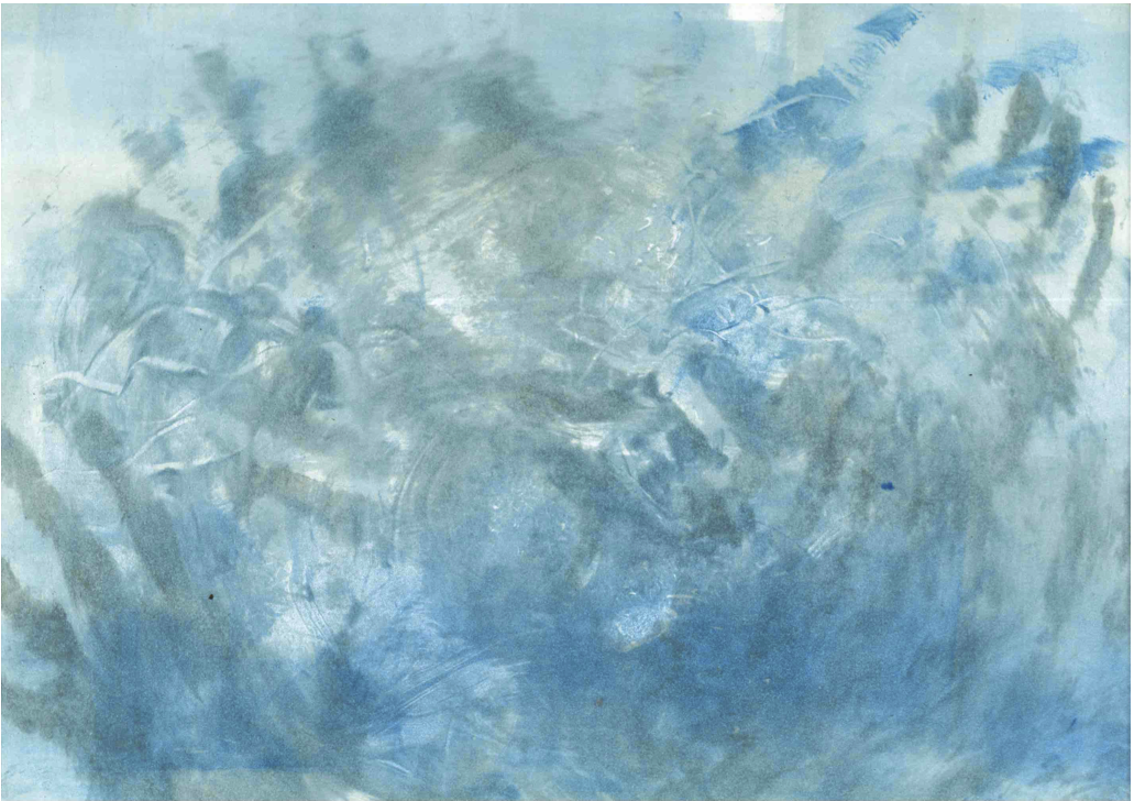 I think I've Loved You For a Long Time. Akua ink on newsprint, 2023