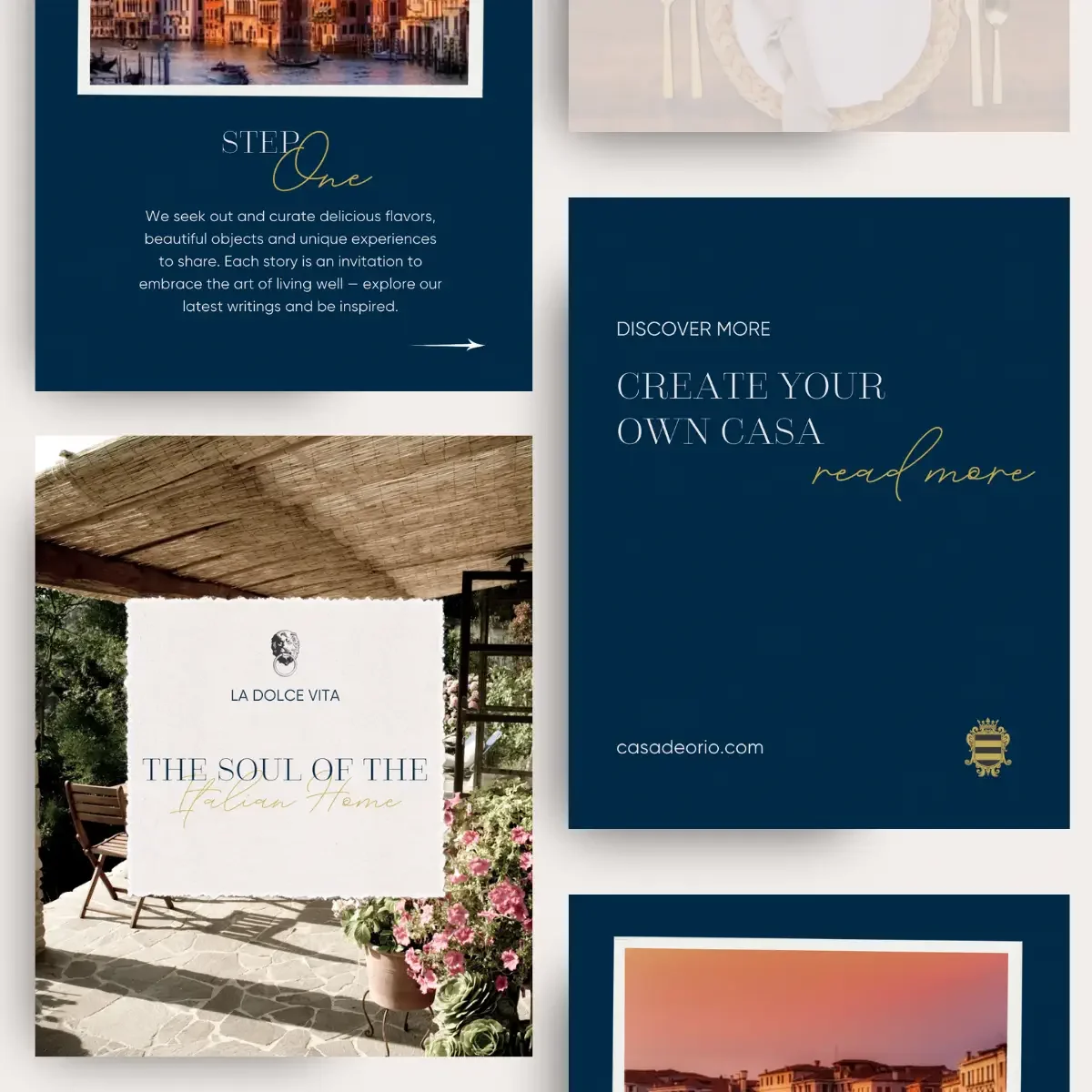 Social media posts design showcase