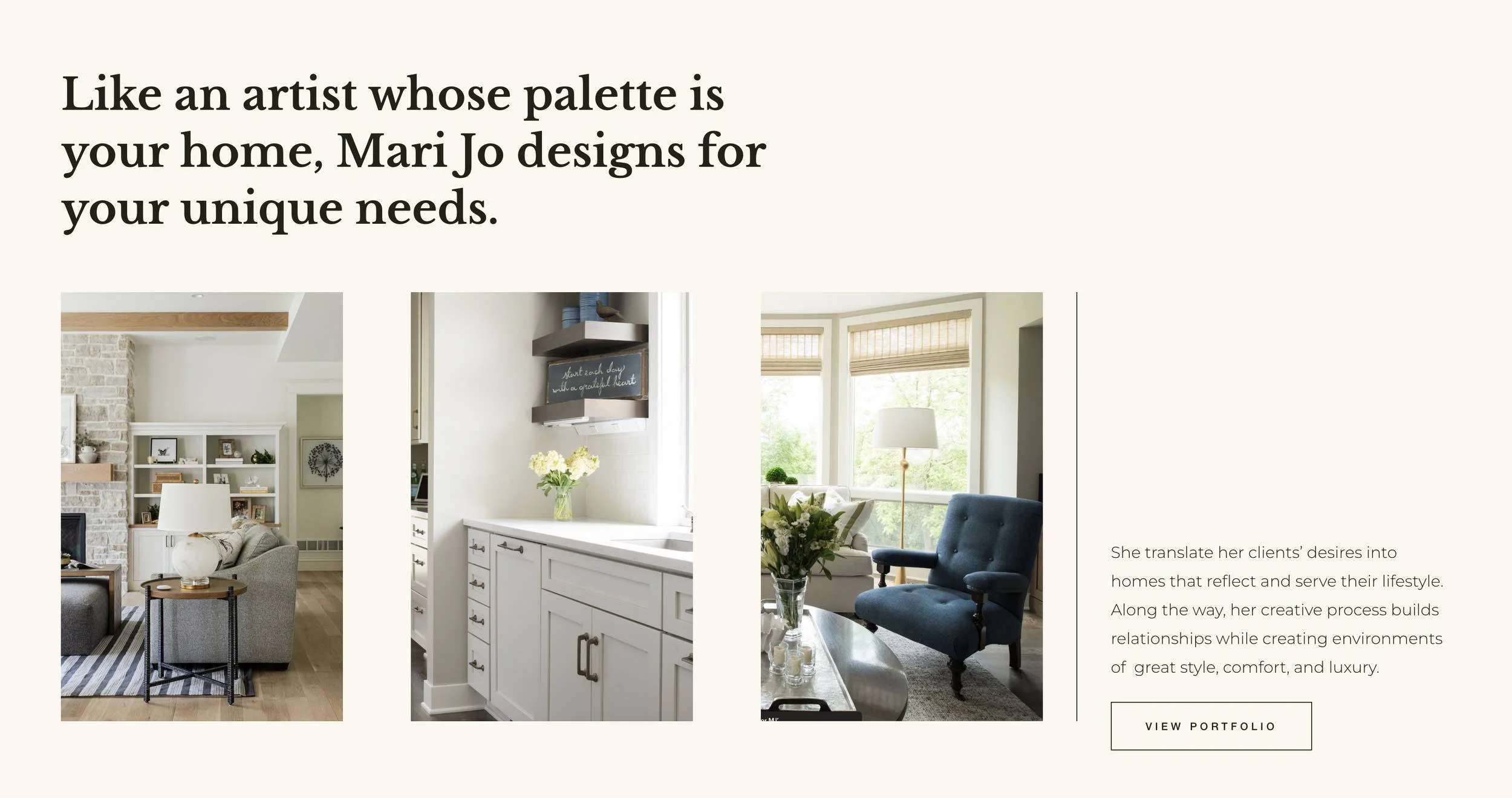 Interior designer identity