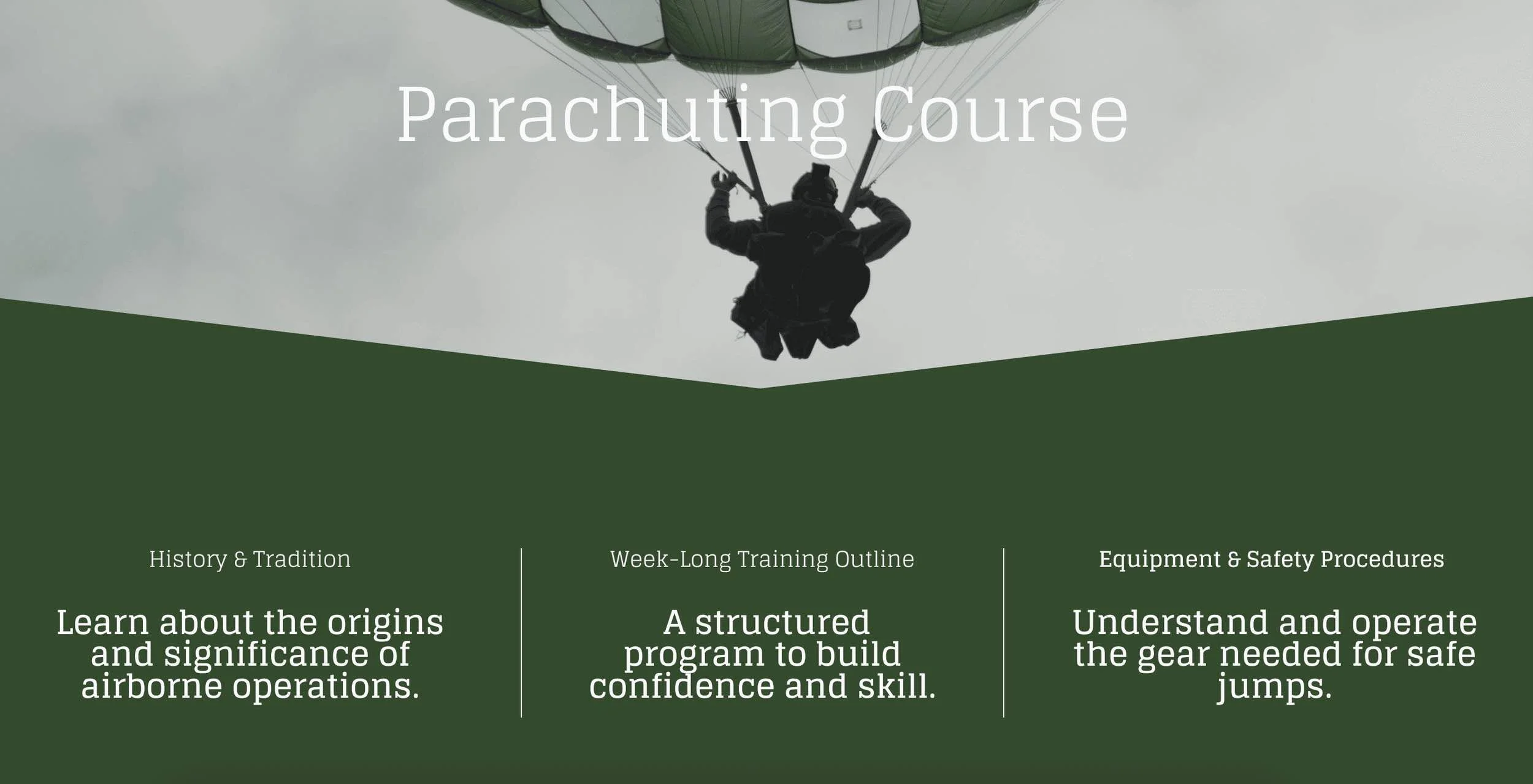 Image of a website section