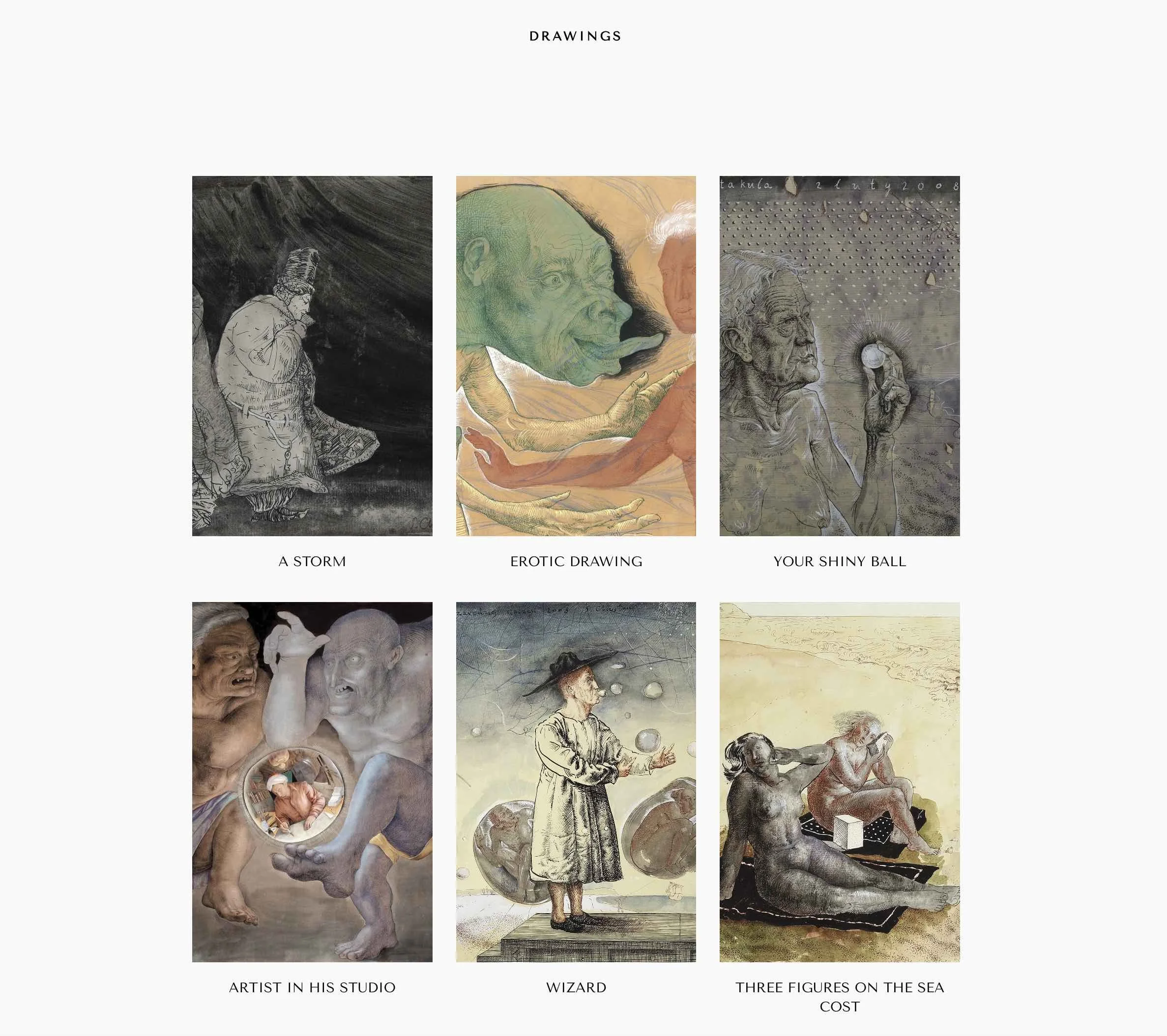 Slawomir Chrystow website design