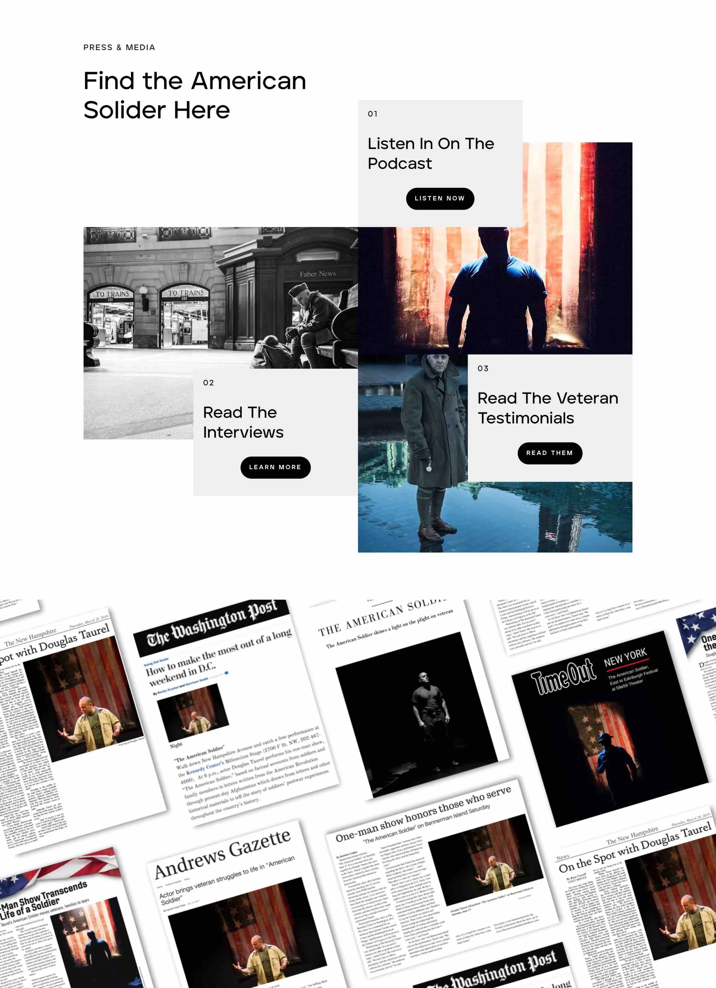 Theatre website design