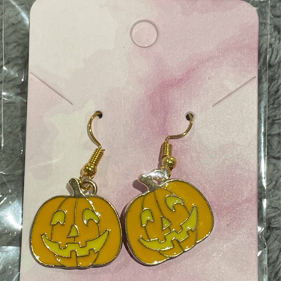 Charming Jack-o'-Lantern Halloween Earrings
