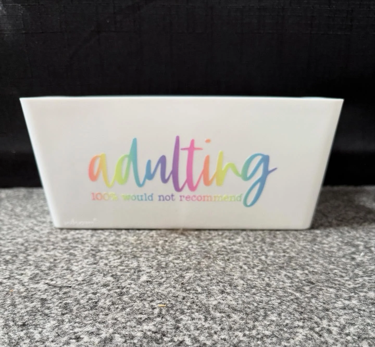 Heading to its new home. The design of this is gorgeous we especially love the colours on this 

#handmade #hamdmadetray #adultingishard #adultingwouldntrecommend #supporthandmade #supportlocal #supportsmall