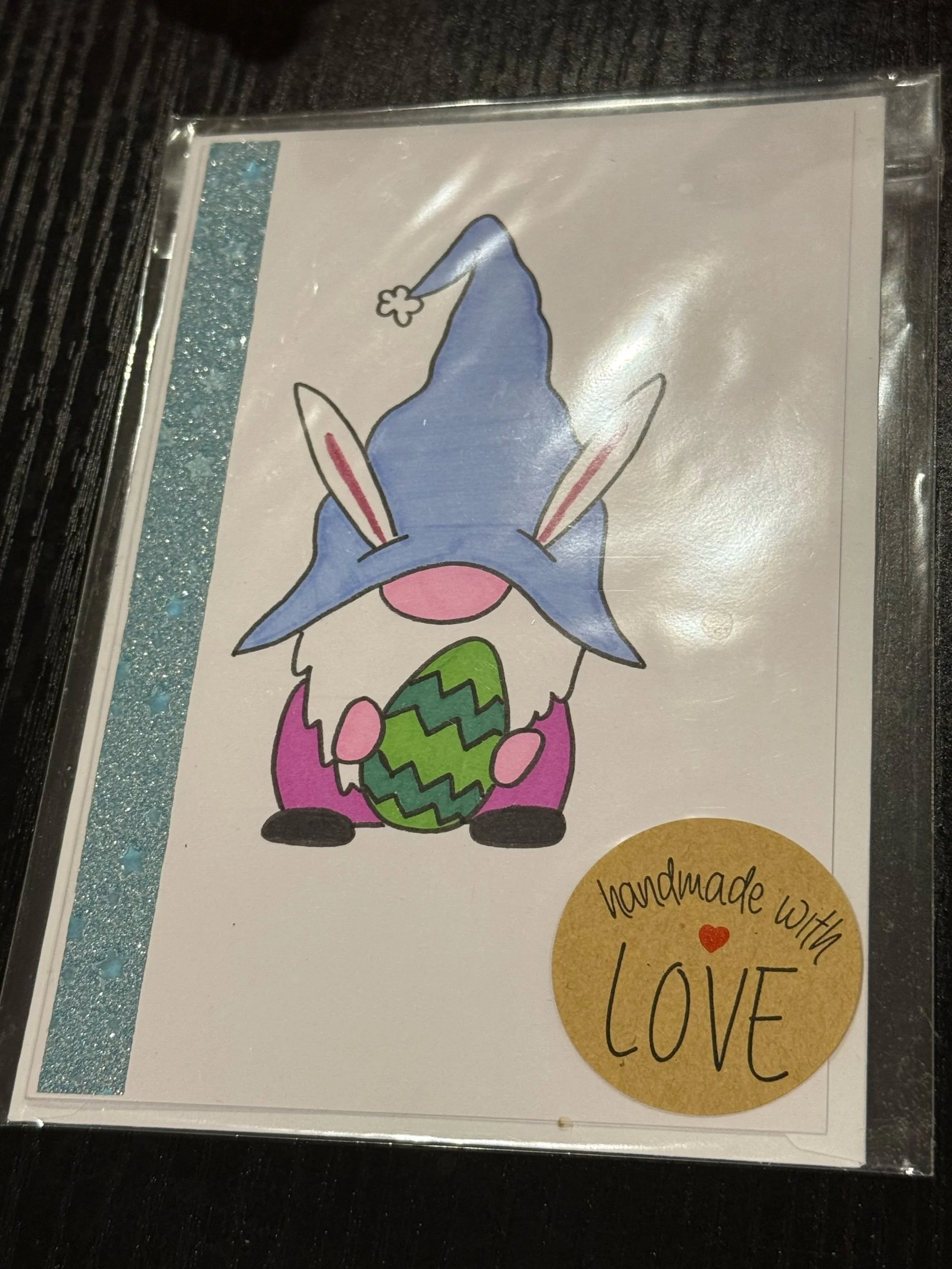 Handmade Easter Gnome Greeting Card