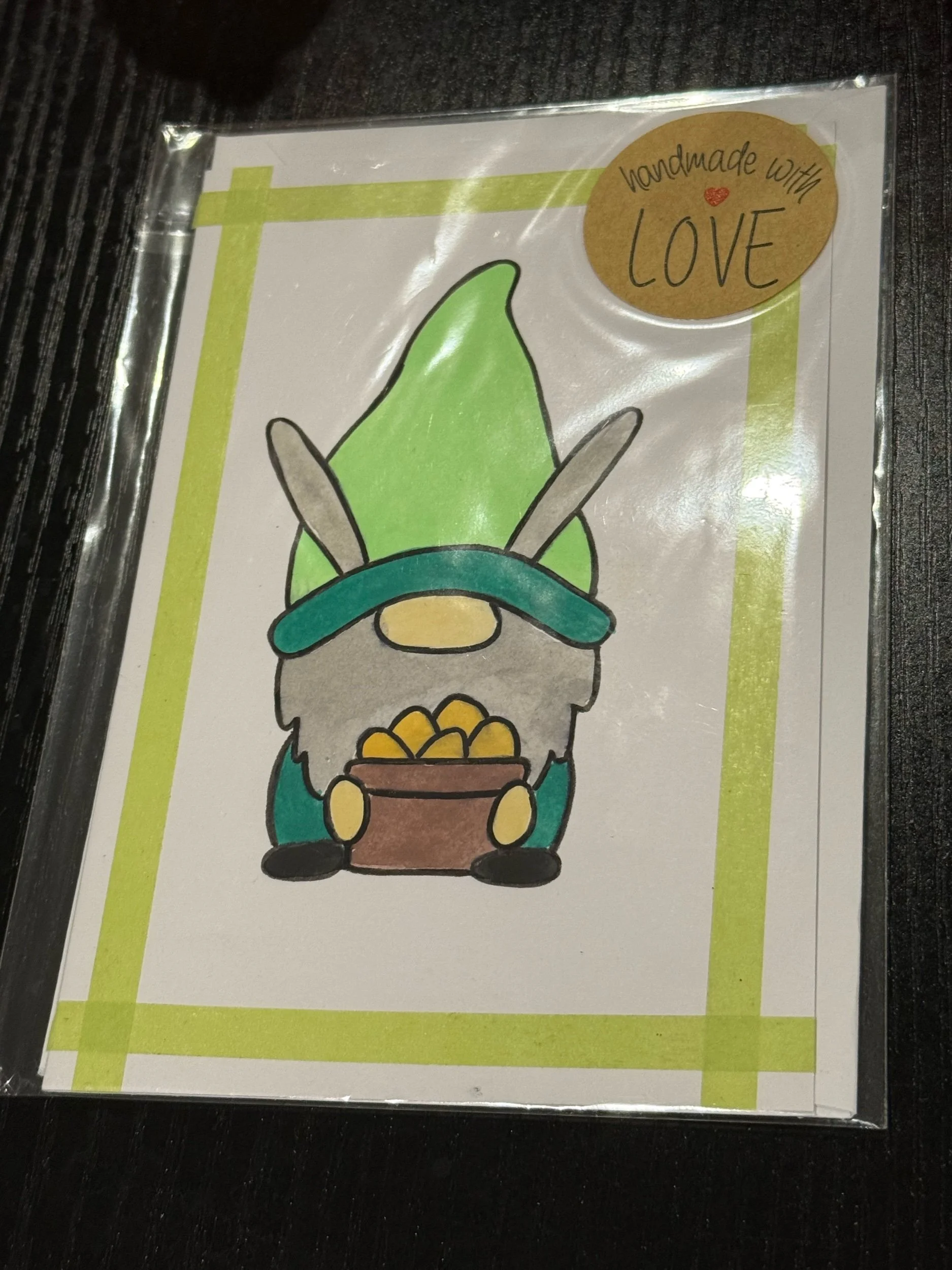 Handmade Gnome Greeting Card
