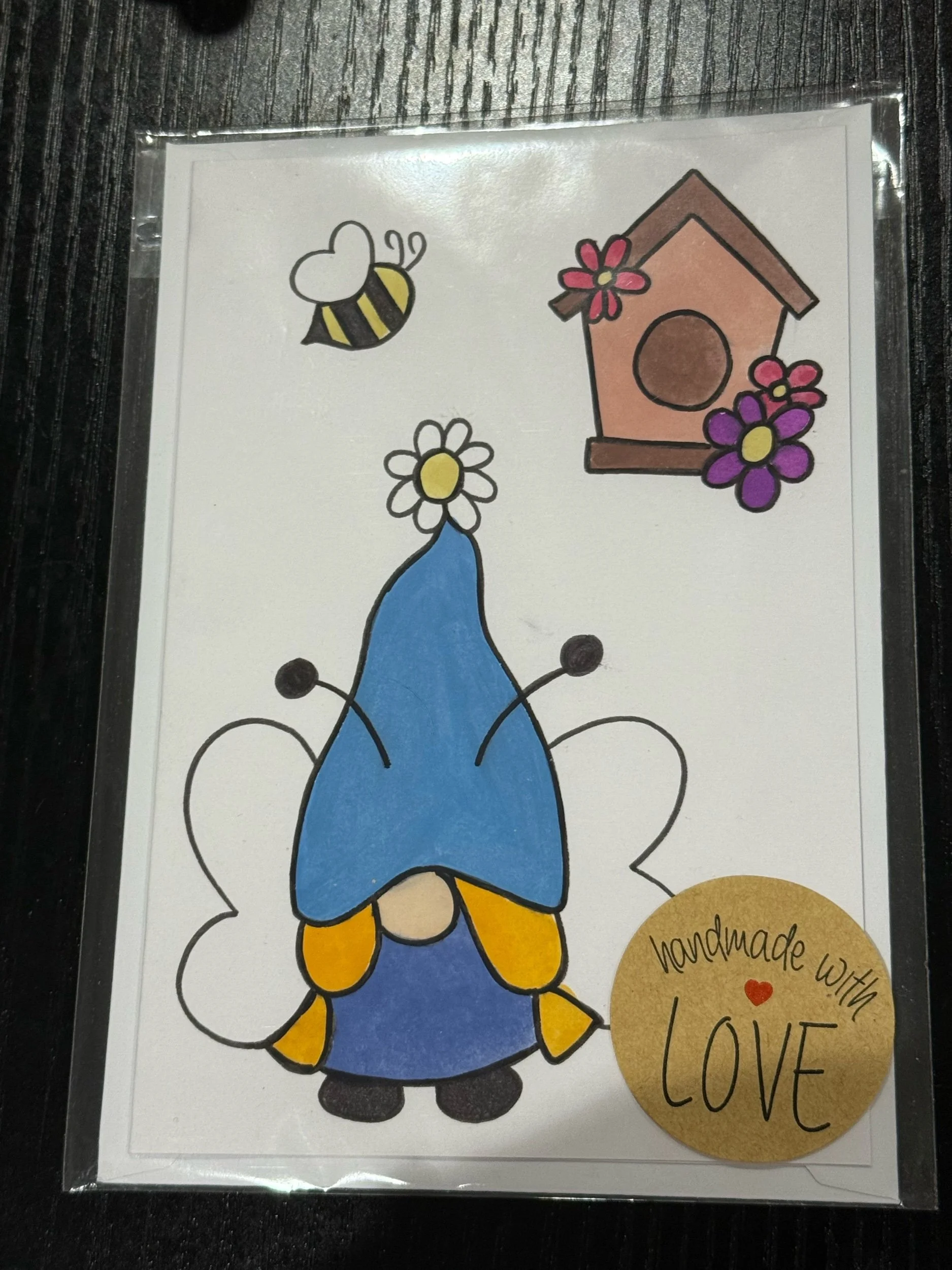 Handmade Gnome Greeting Card
