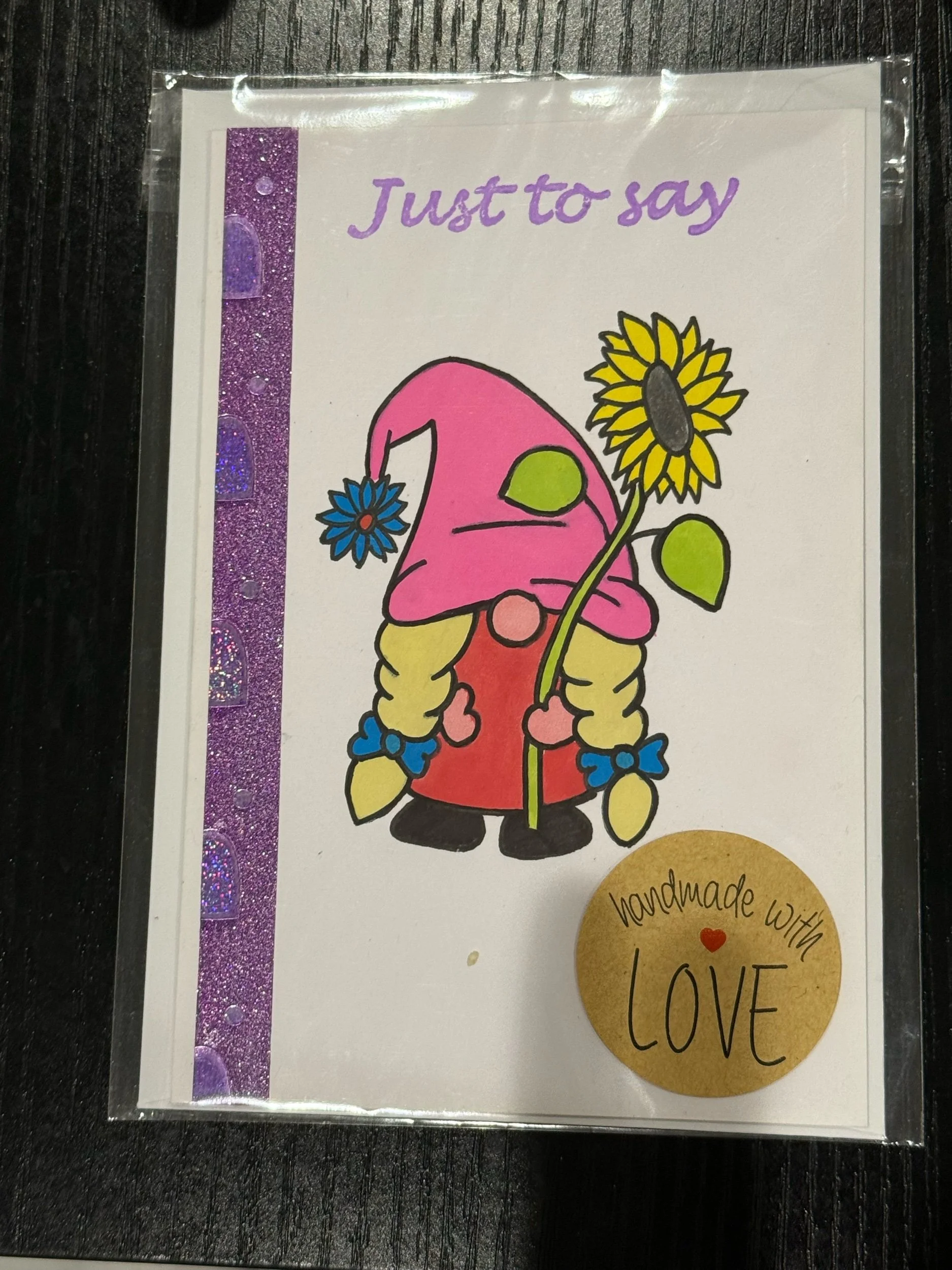 Whimsical Gnome Greeting Card