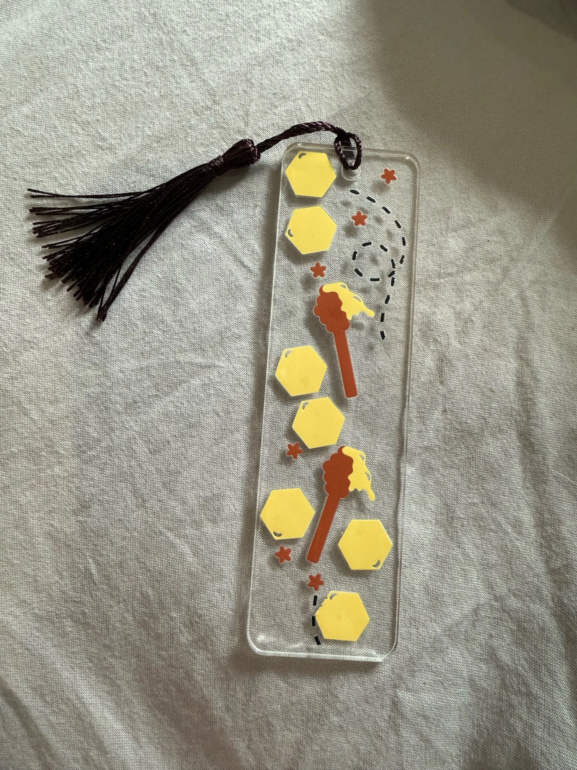 Honeycomb Delight Acrylic Bookmark