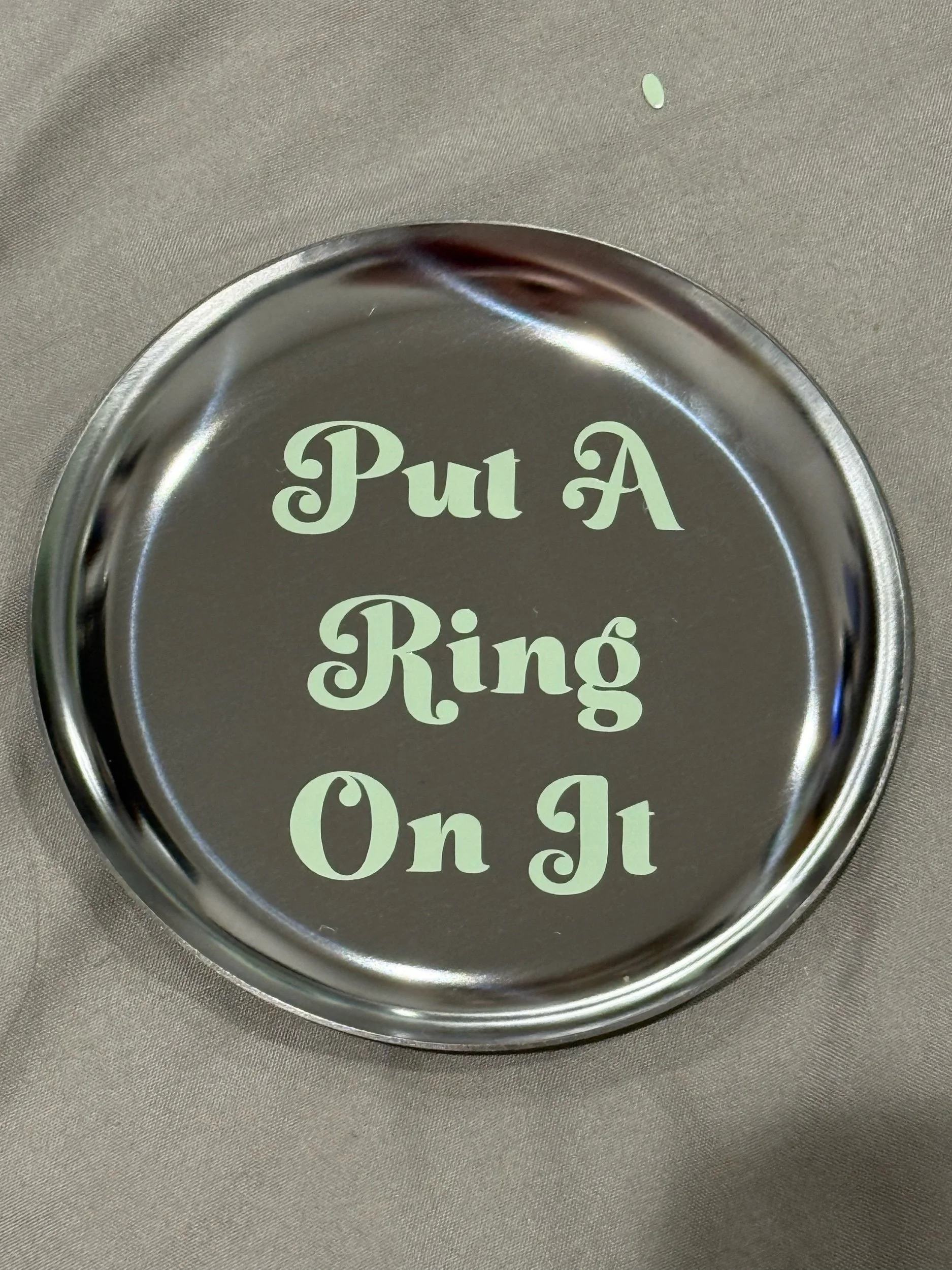 Chic 'Put A Ring On It' Jewelry Tray
