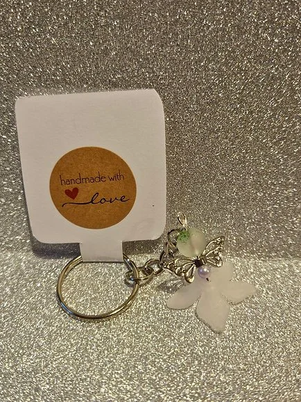 Handmade Floral Keyring