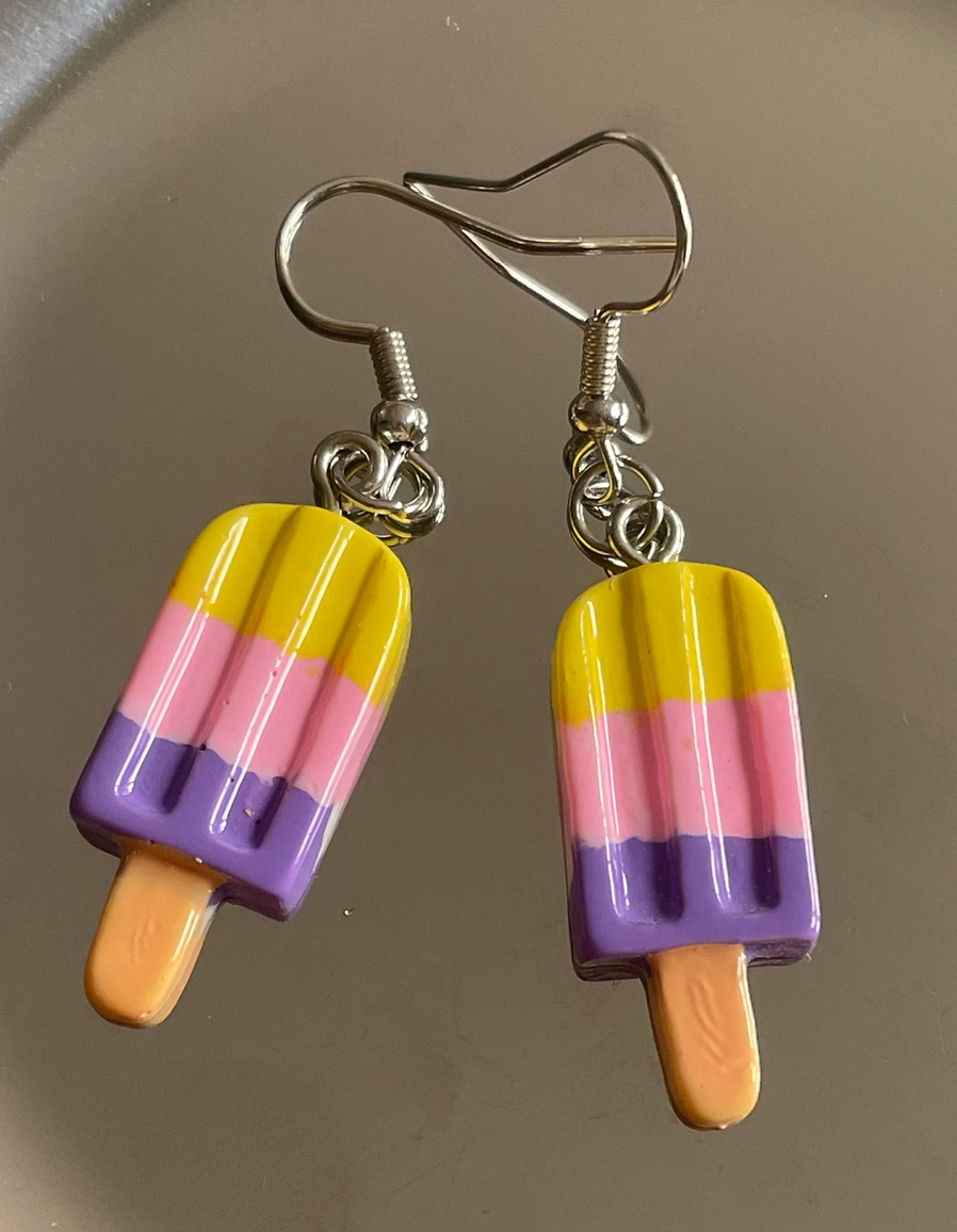 Vibrant Icelolly Earrings
