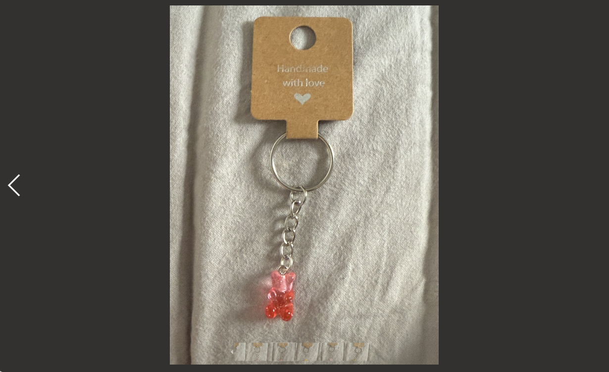 Adorable Gummy Bear Keyring
