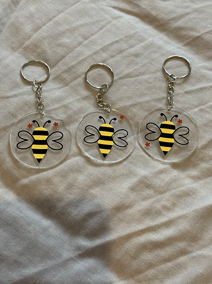 Bee Keyring