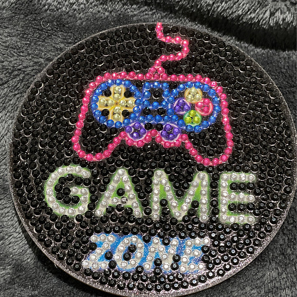 Game Zone Diamond Art Coaster